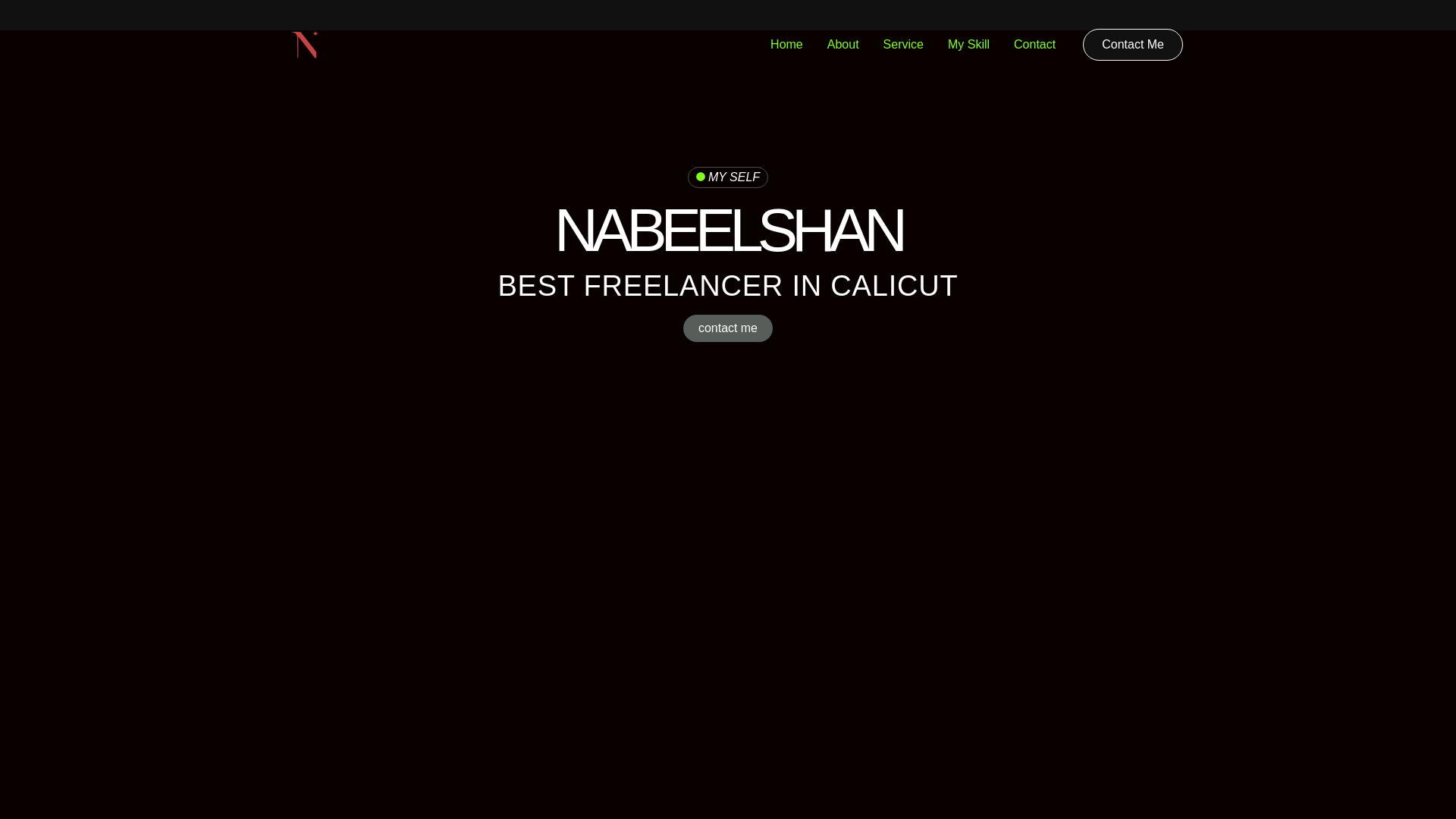 website screenshot of https://nabeelshan.com/