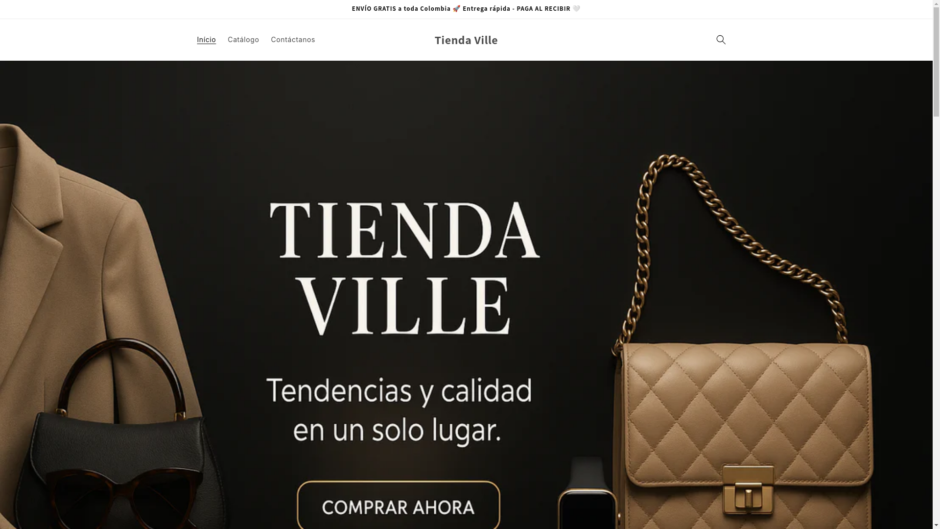 website screenshot of https://tiendaville.online/
