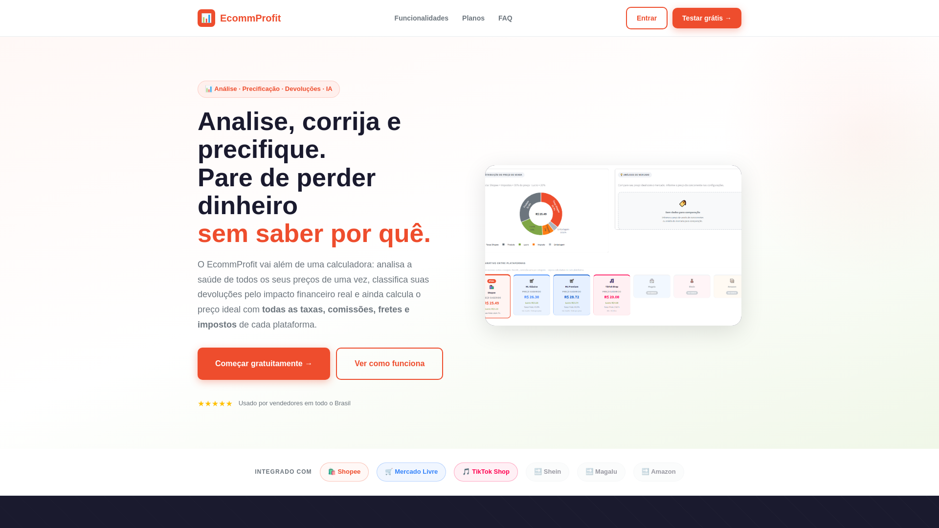 website screenshot of https://ecommerce-price-calculator.pages.dev/