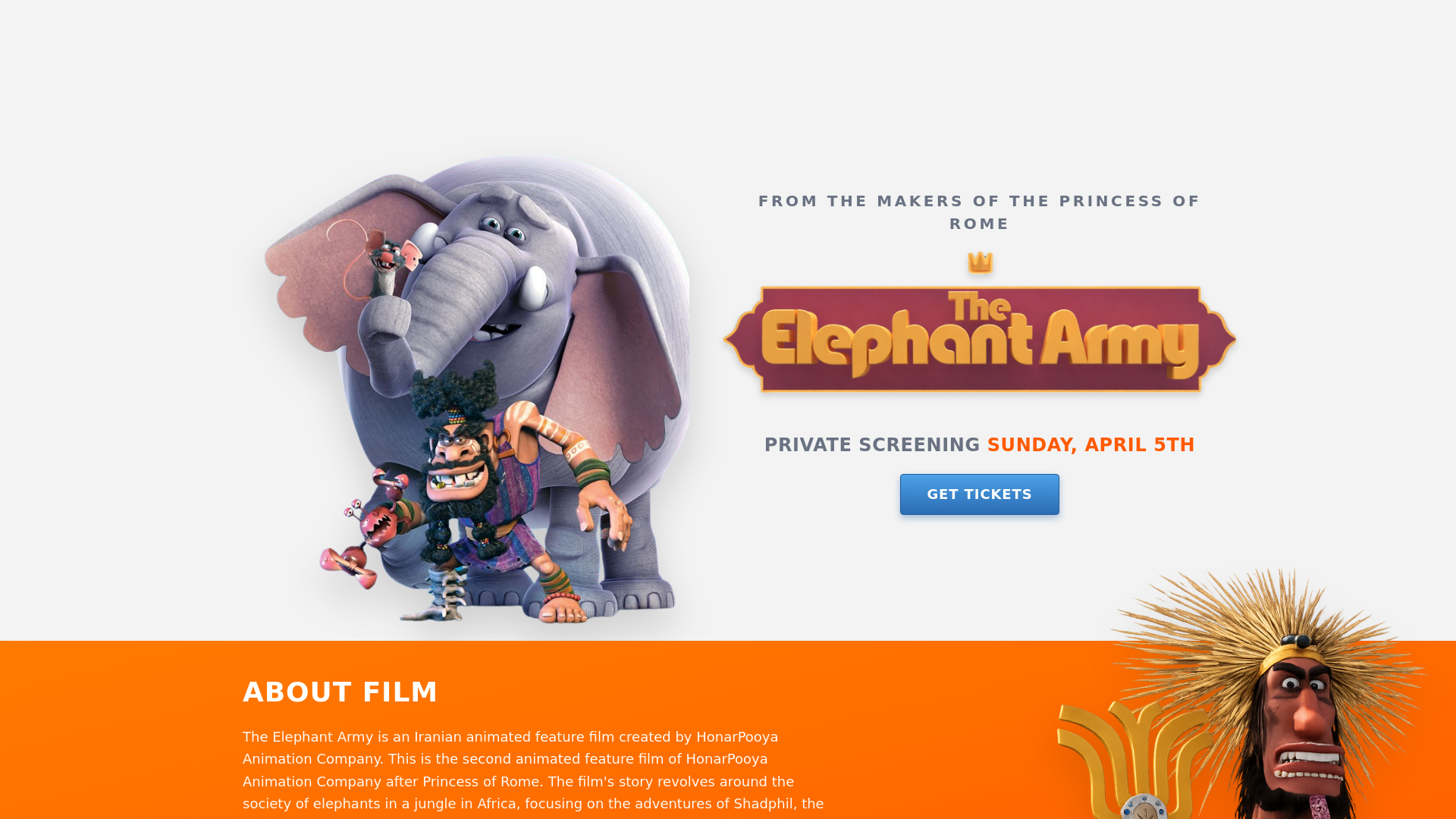 website screenshot of https://masjidmovies.com