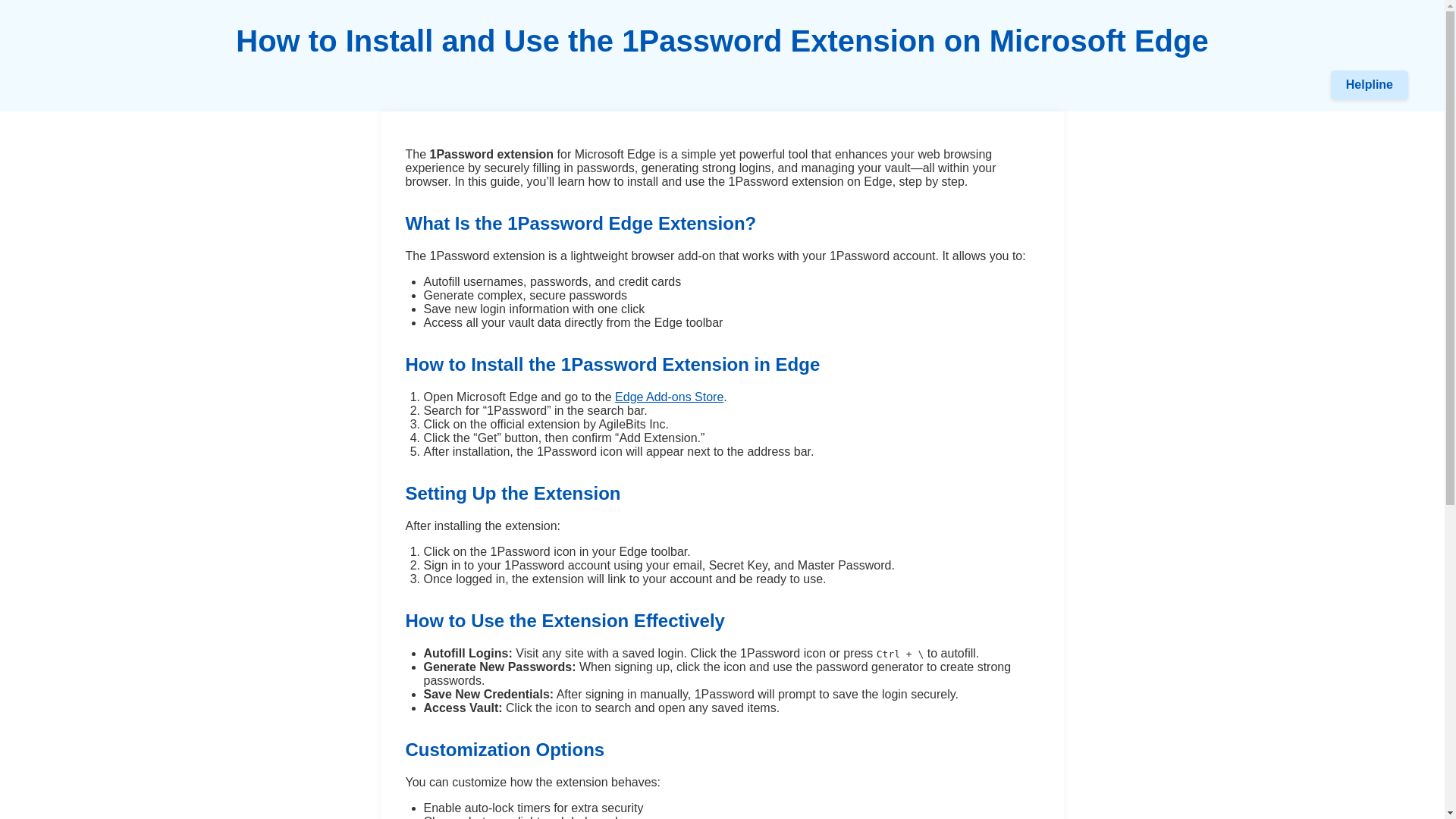 website screenshot of https://1password-extension-edge.pages.dev/