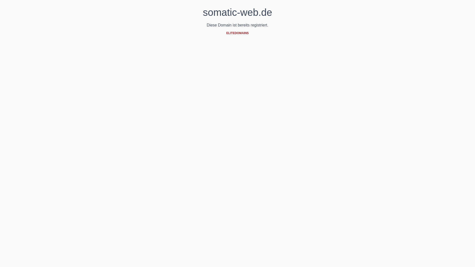 website screenshot of https://somatic-web.de/