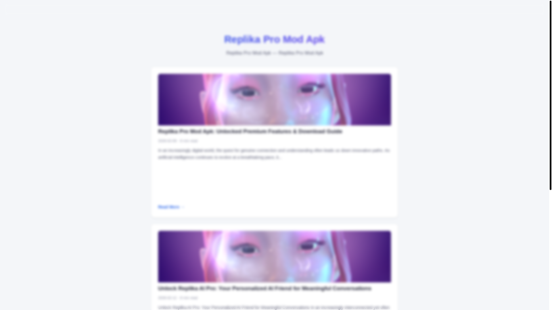 website screenshot of https://replika-pro-mod-apk.pages.dev/