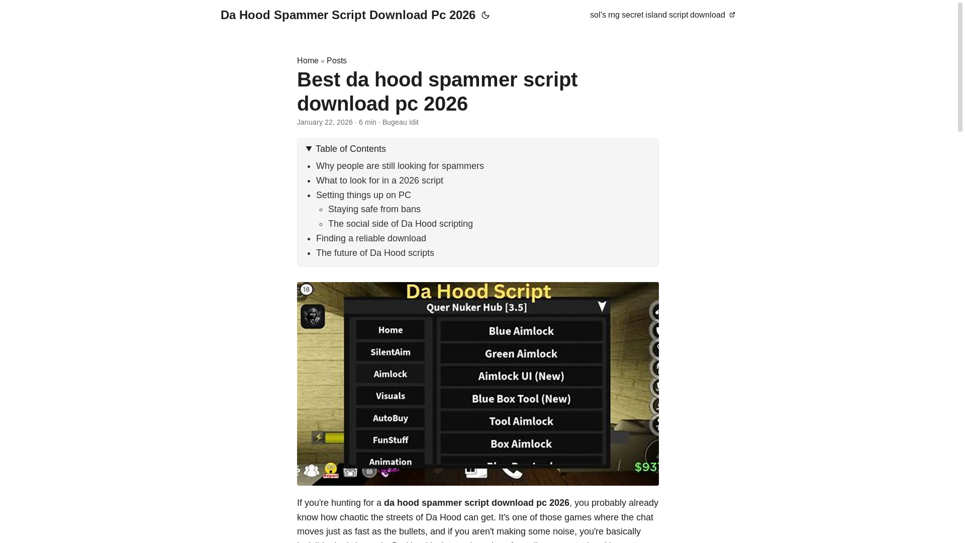 website screenshot of https://da-hood-spammer-script-download-pc-2026.pages.dev/