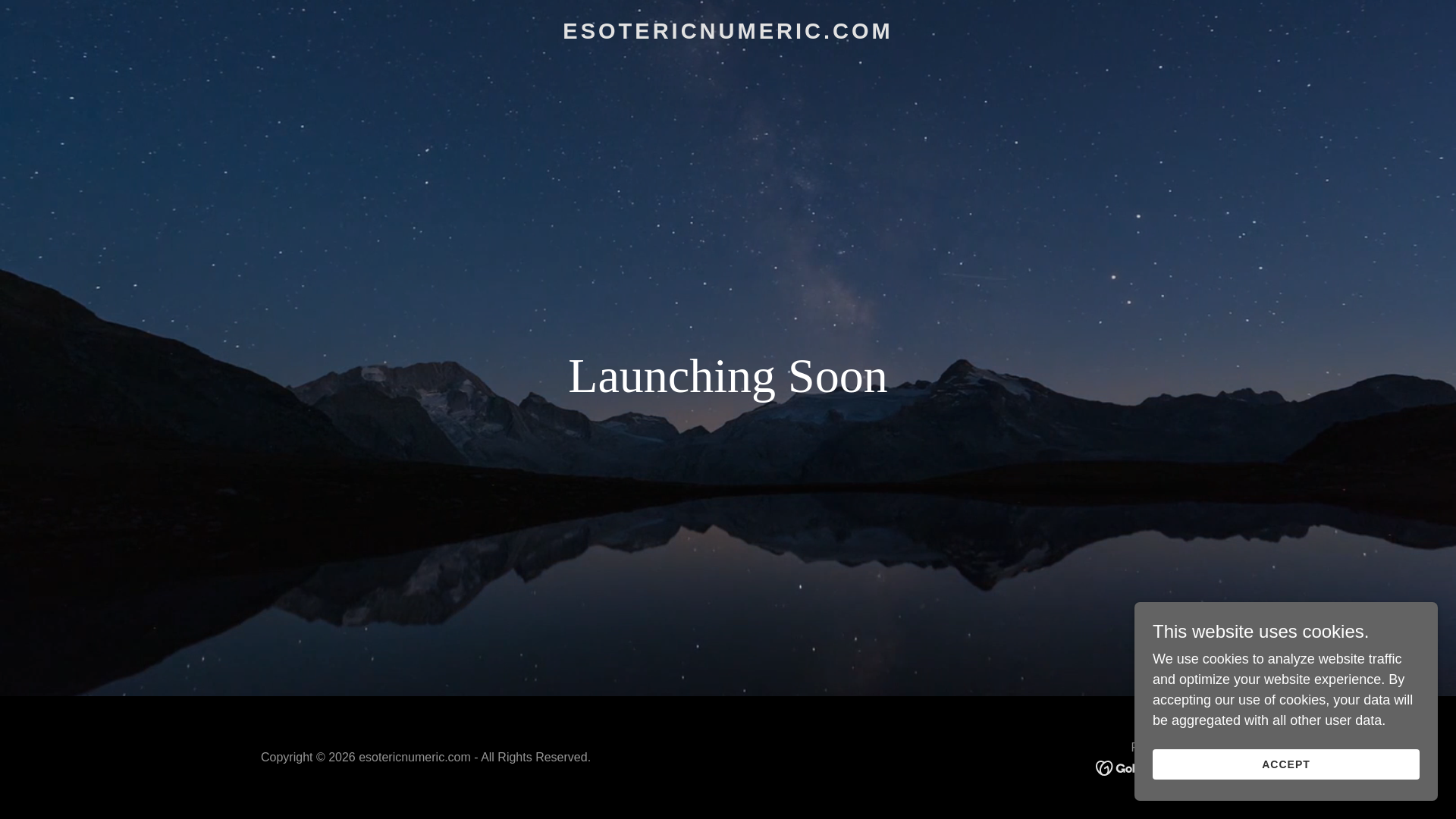 website screenshot of https://esotericnumeric.com/
