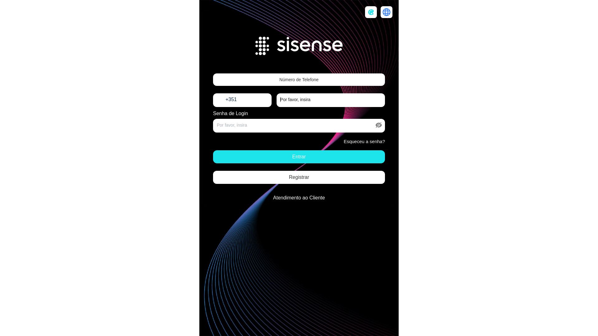 website screenshot of https://sisensept.com/