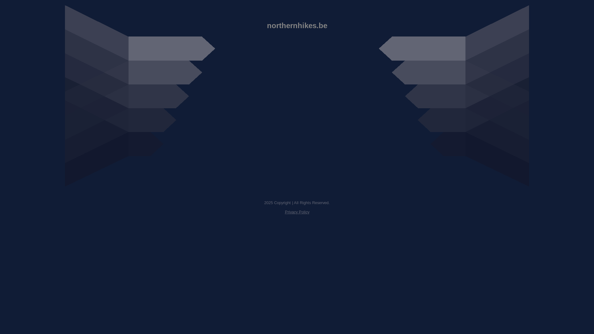 website screenshot of https://northernhikes.be/