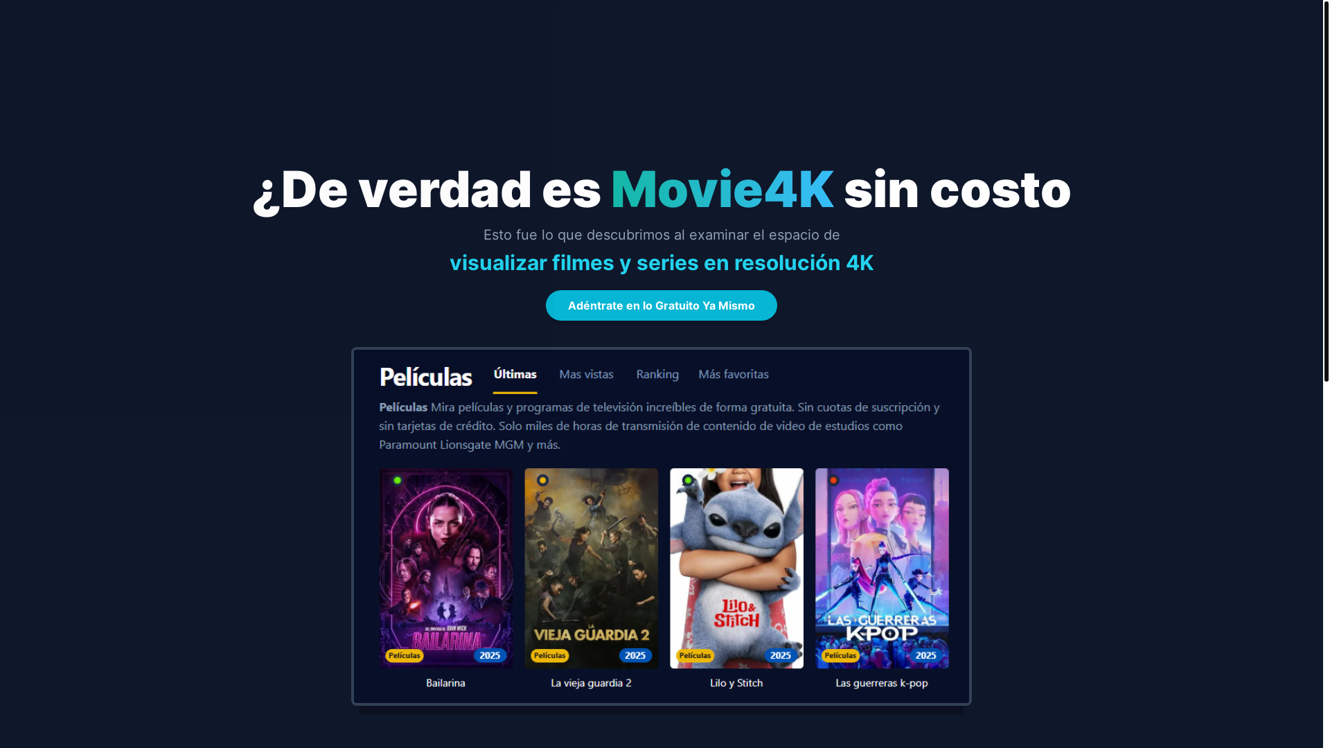 website screenshot of https://movie4k-65v5.pages.dev/