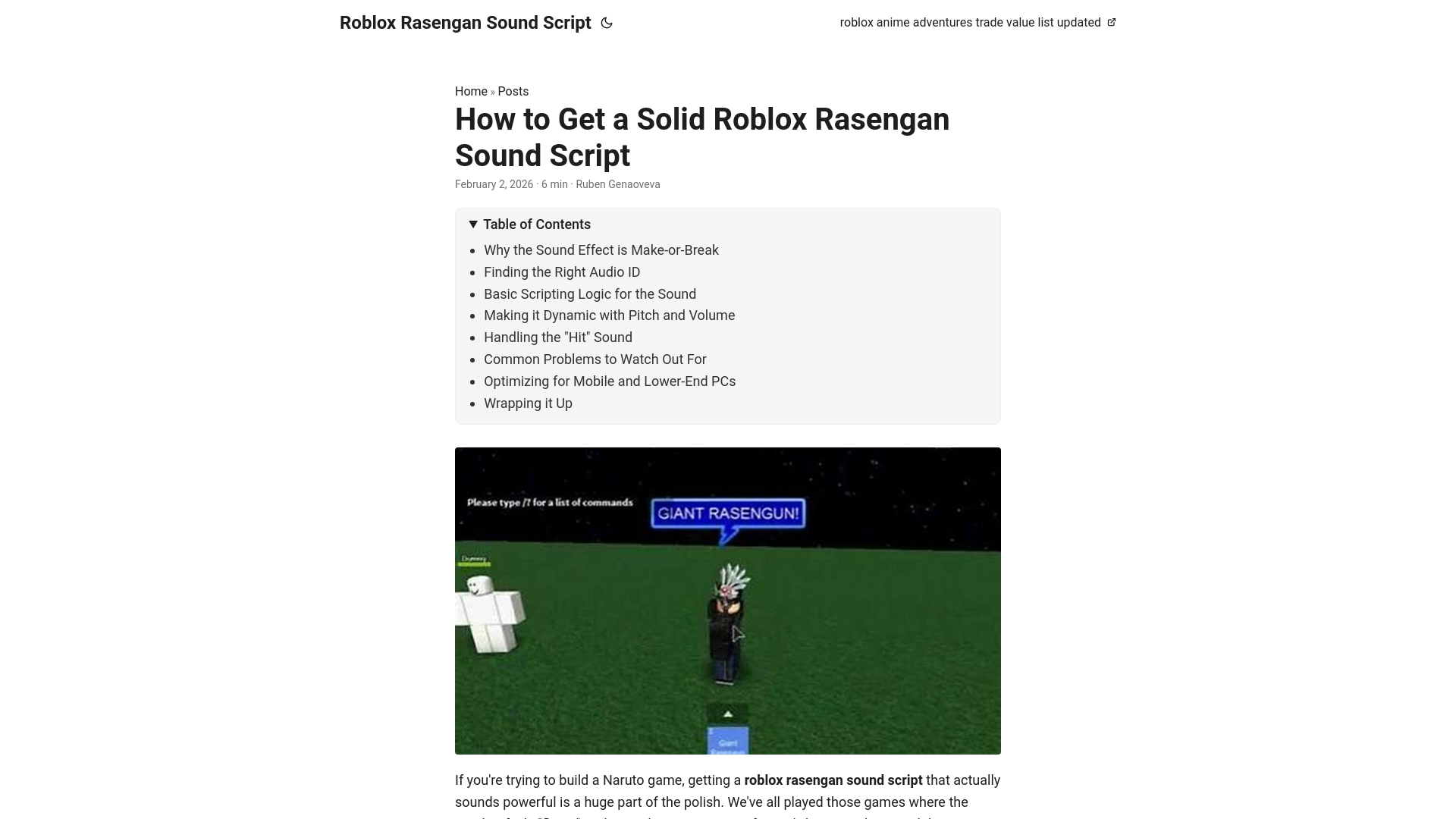website screenshot of https://roblox-rasengan-sound-script.pages.dev/