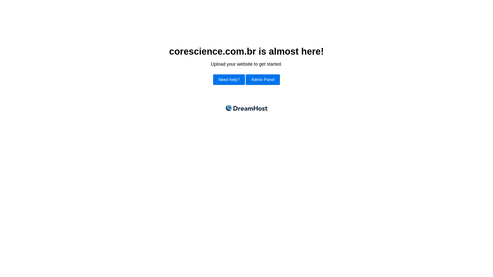 website screenshot of https://corescience.com.br/