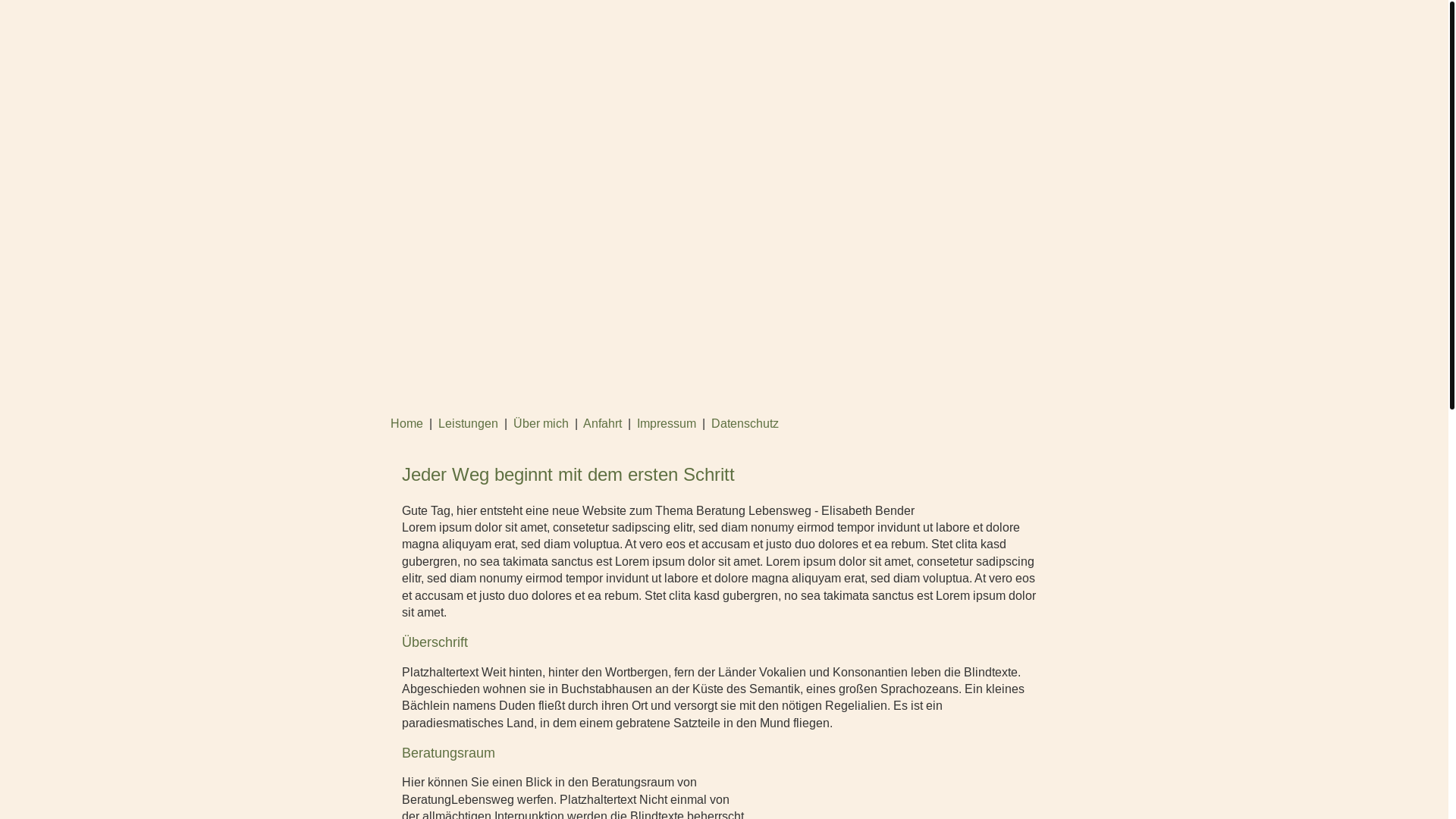 website screenshot of https://beratung-lebensweg.de/