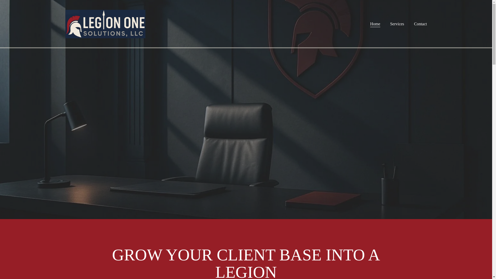 website screenshot of https://legiononesuccess.com/