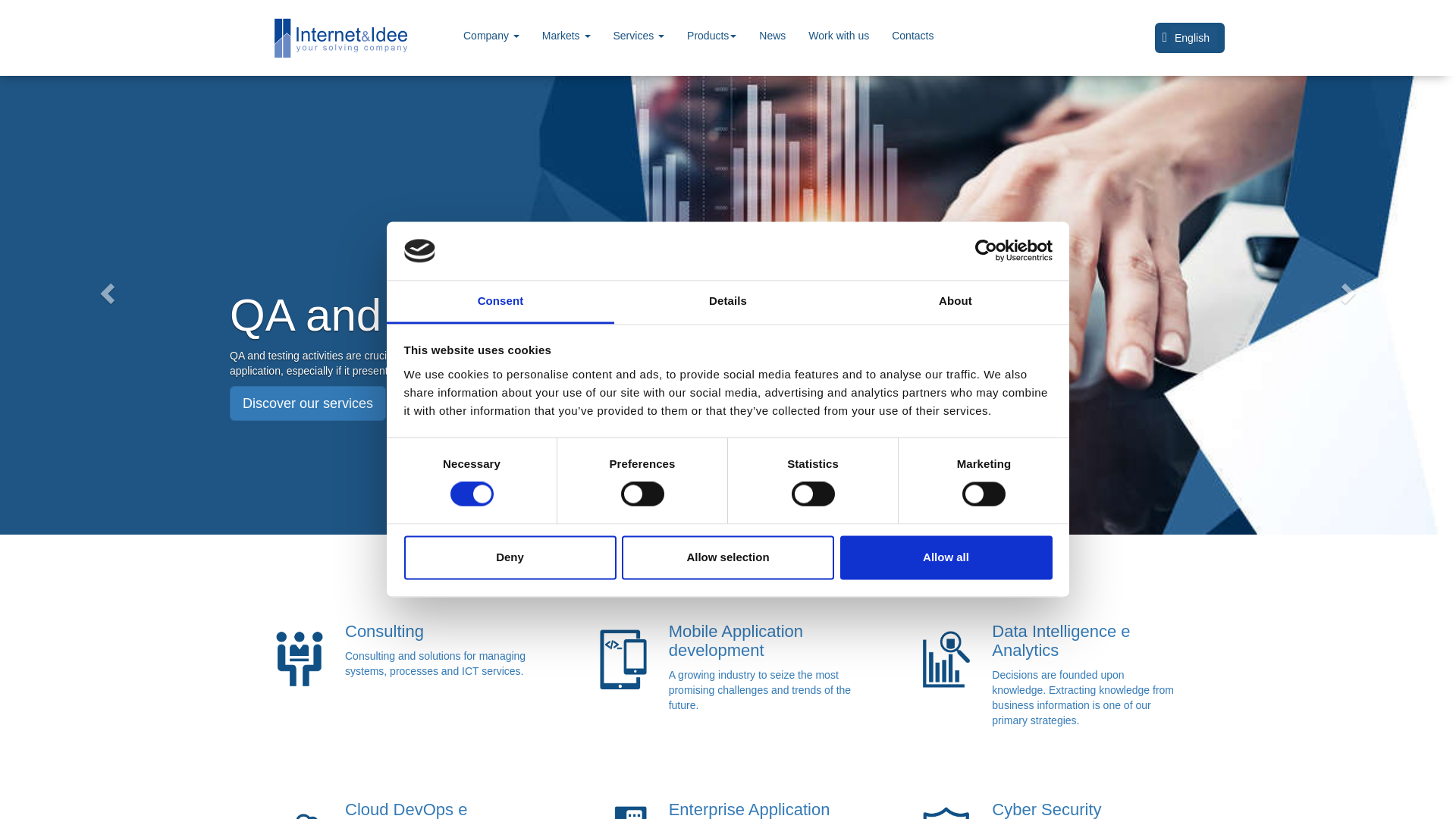 website screenshot of https://www.internet-idee.net/