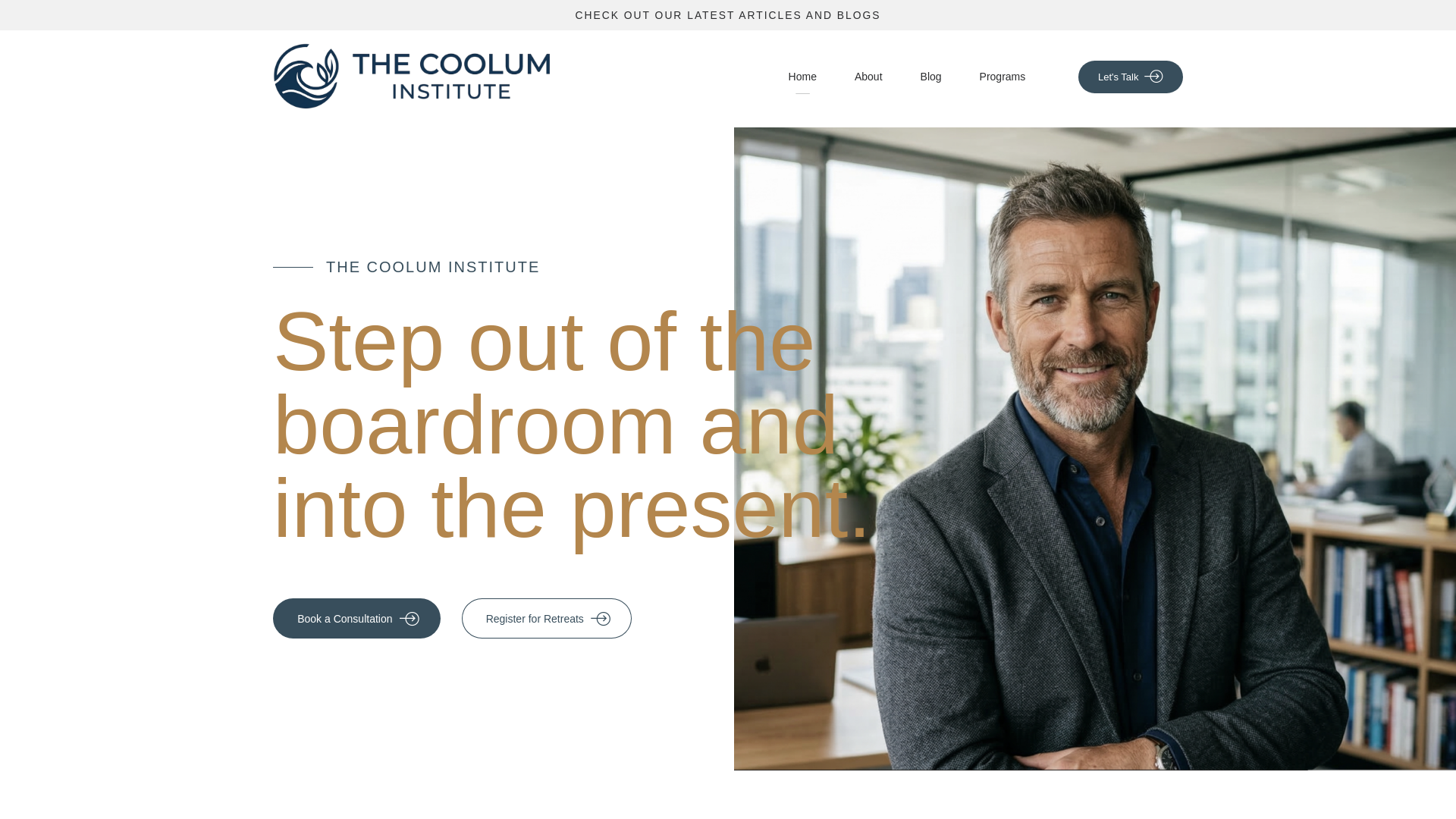 website screenshot of https://cooluminstitute.org/