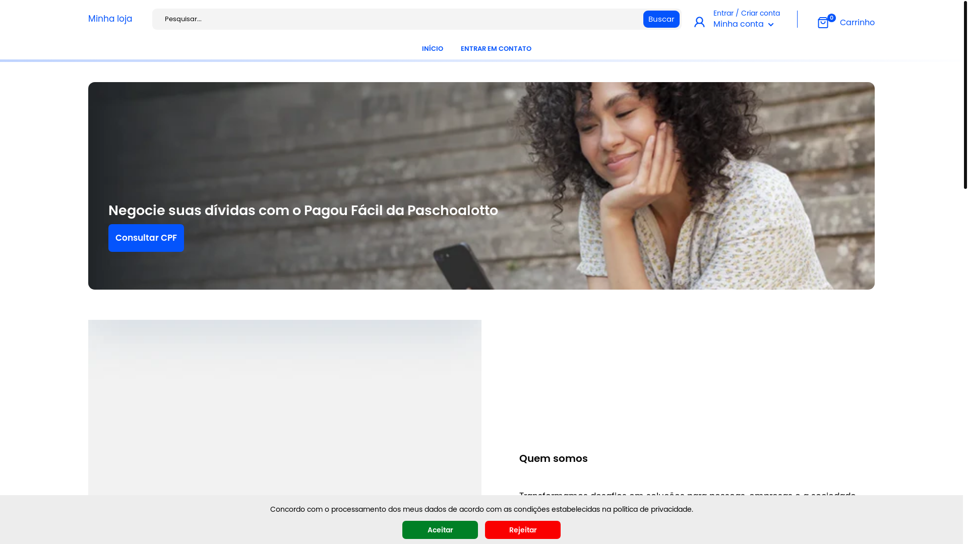 website screenshot of https://solucaopaschoal.online/