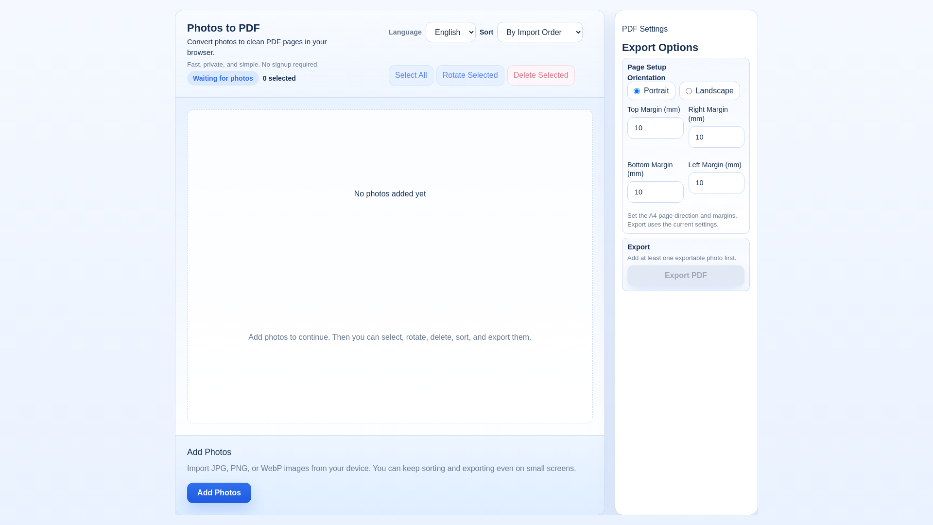 website screenshot of https://photostopdf.cc/