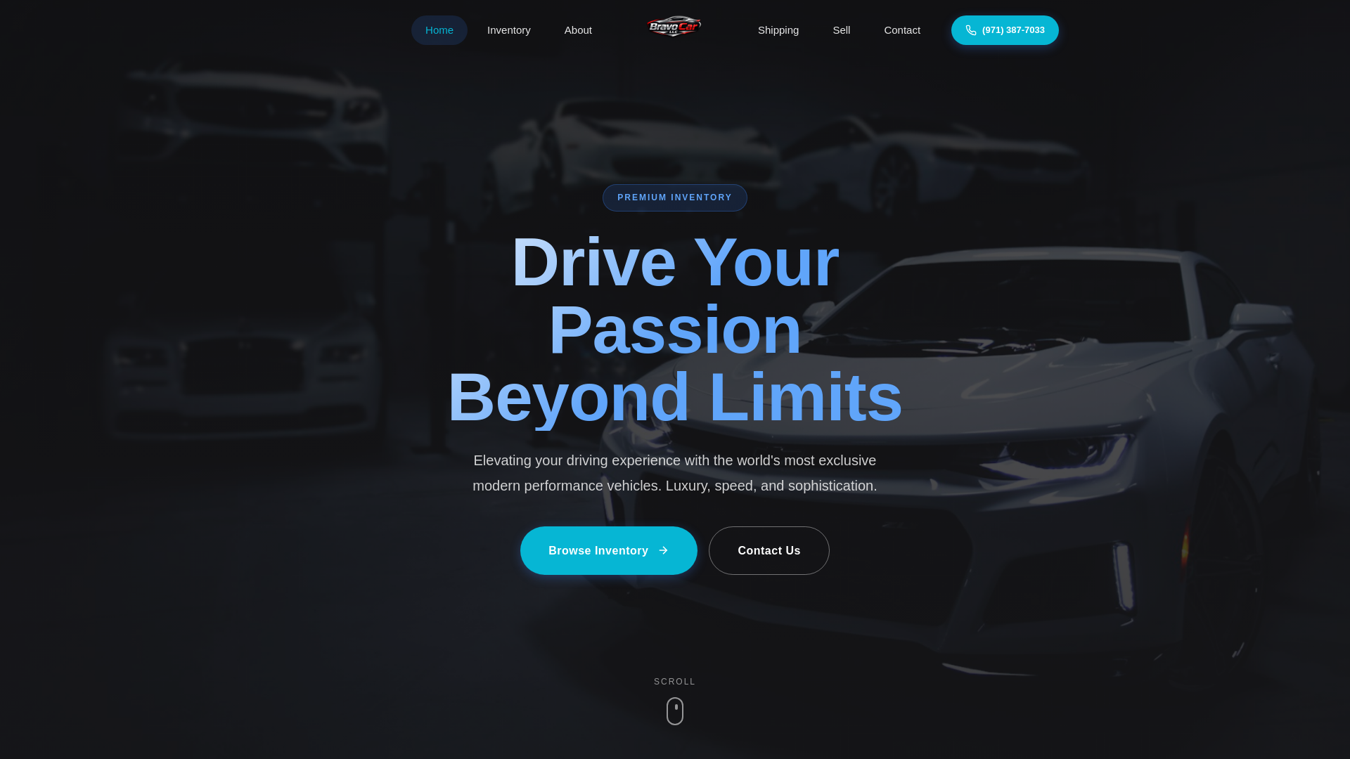 website screenshot of https://bravocarllc.com/