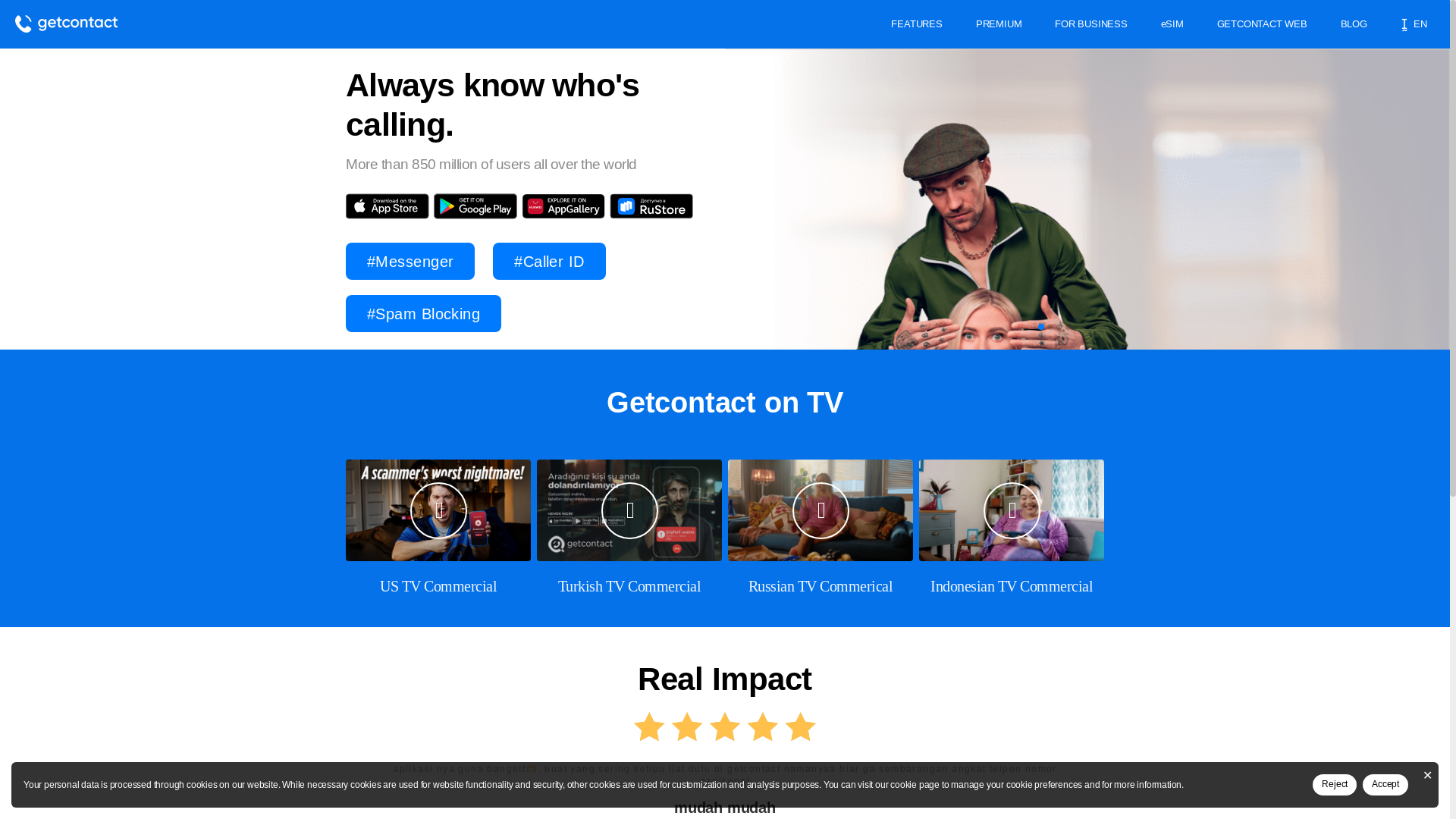 website screenshot of https://getcontact-number.ru/