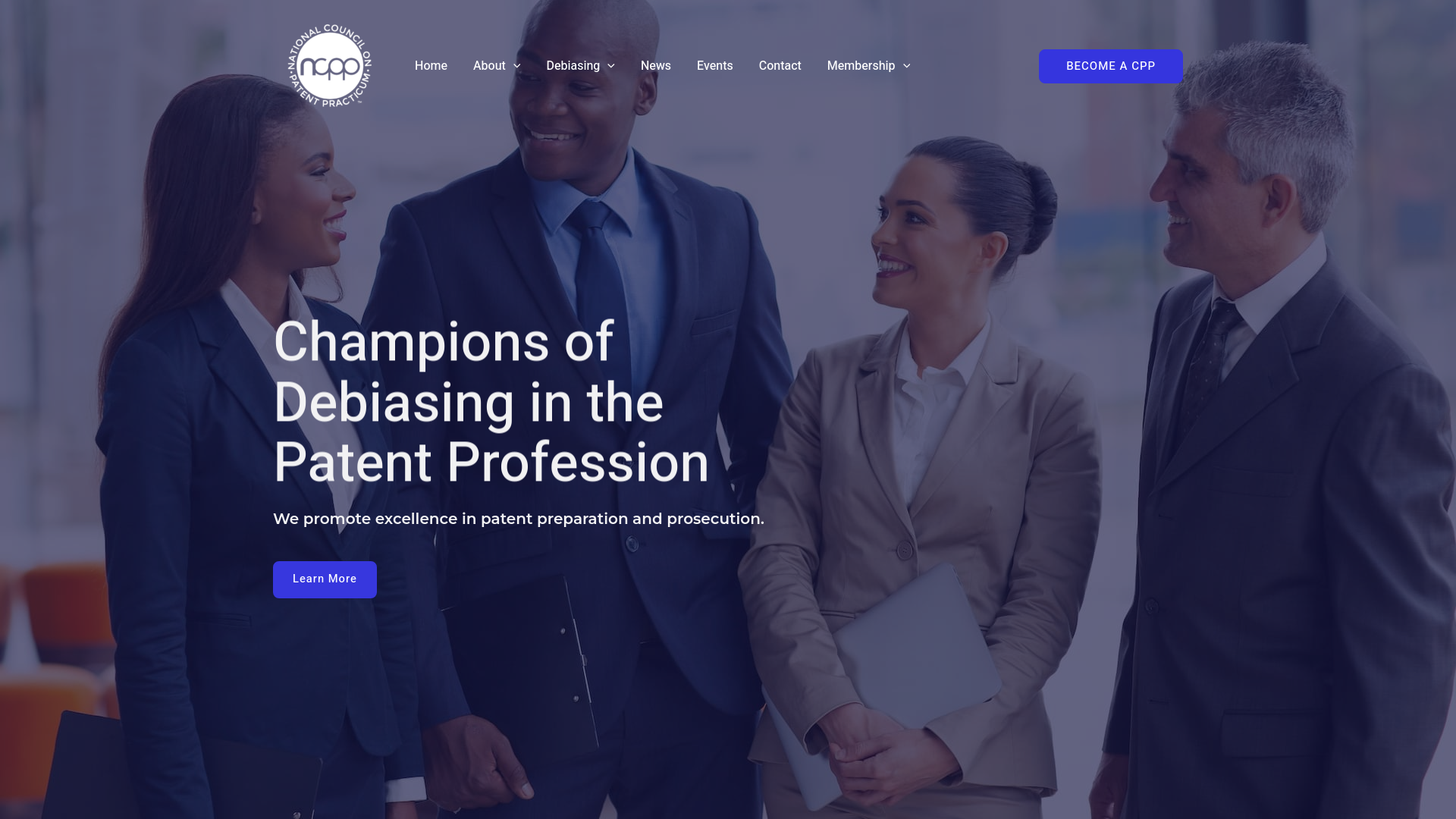 website screenshot of https://thencpp.org/