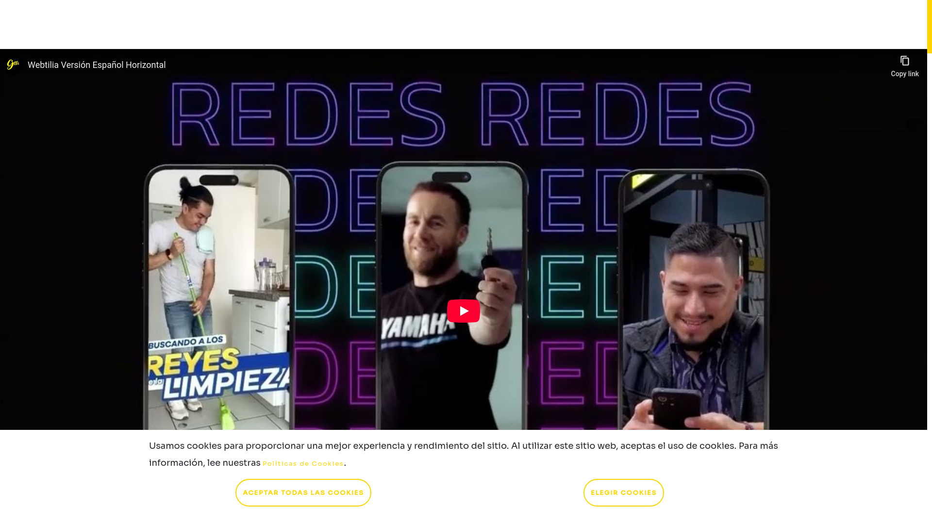 website screenshot of https://www.webtilia.com/