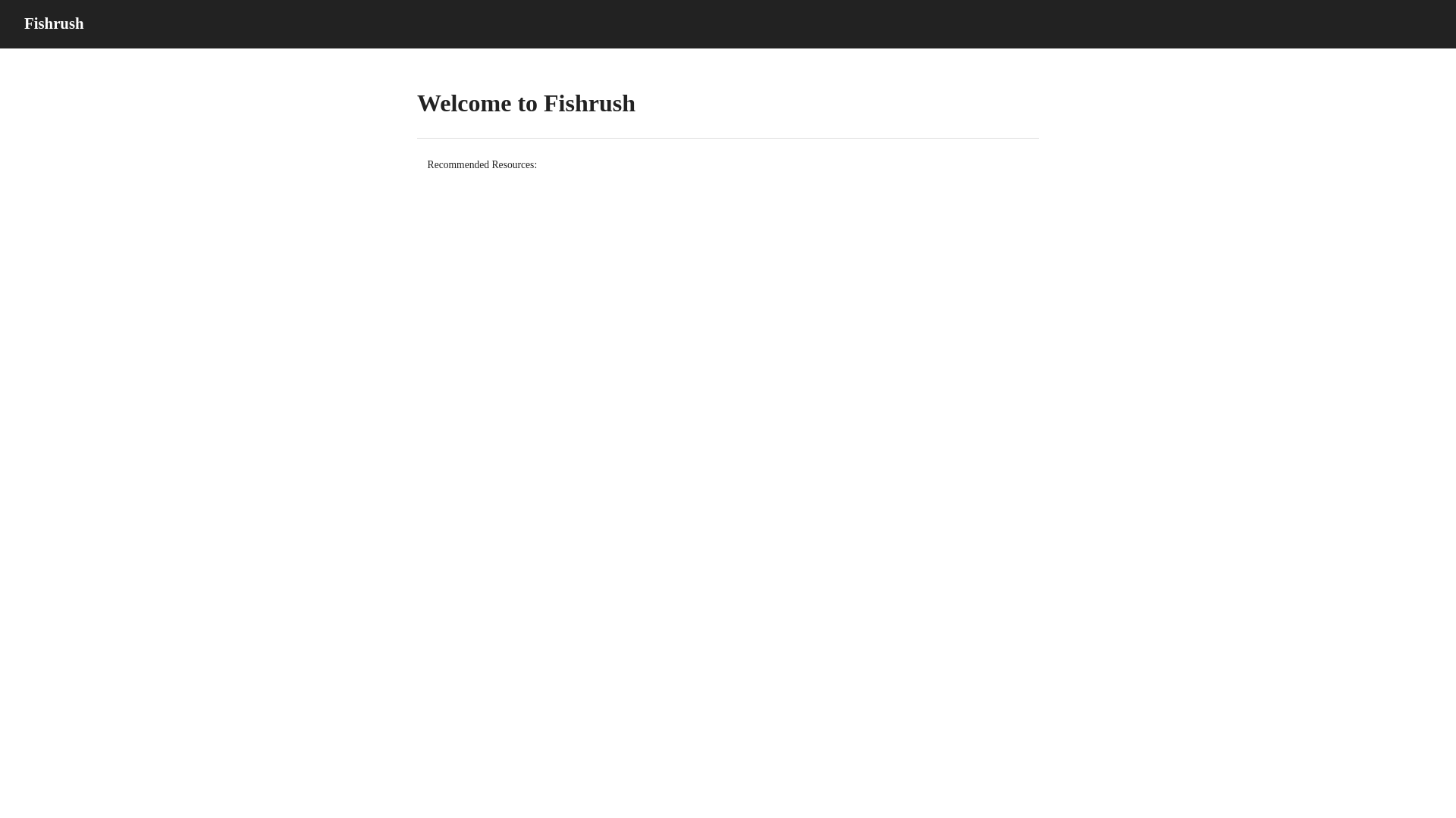 website screenshot of https://fishrush-org.pages.dev/