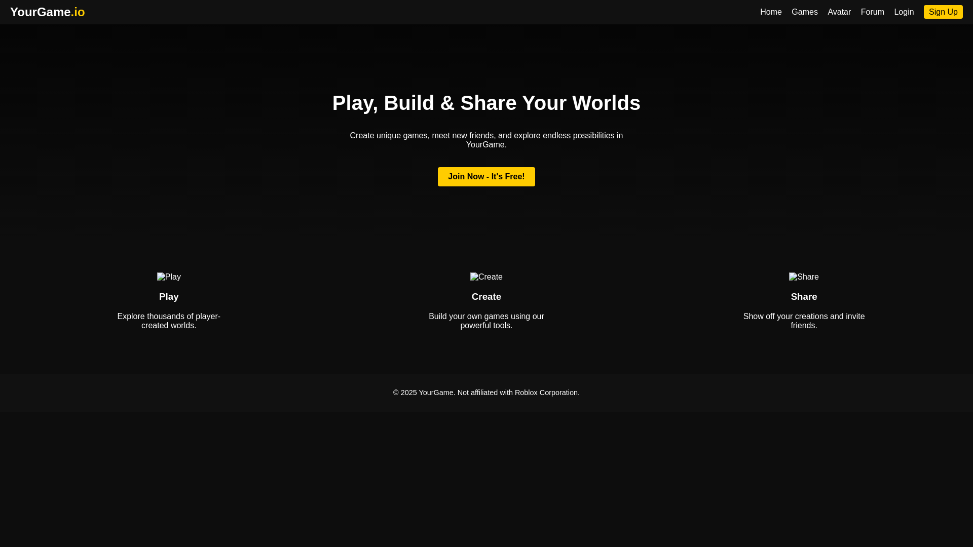 website screenshot of https://blockforgedev.pages.dev/