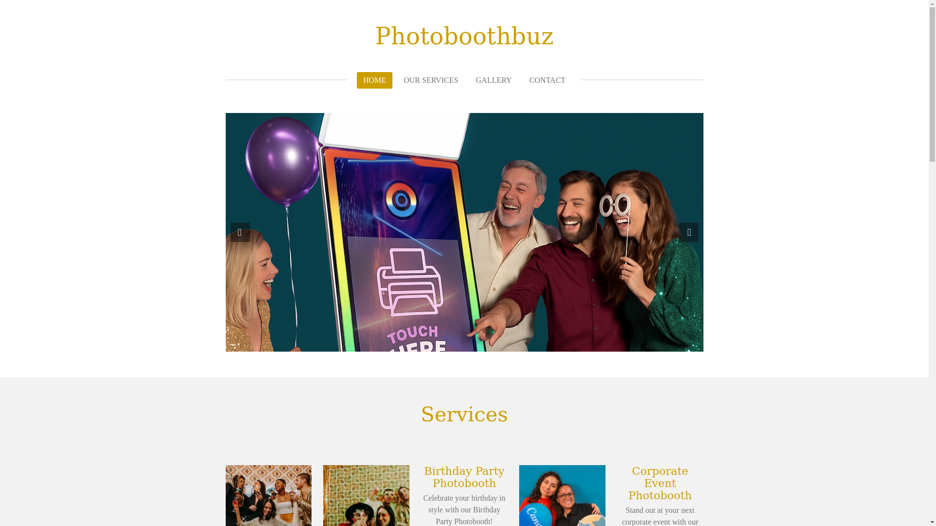 website screenshot of https://photoboothbuz.com/