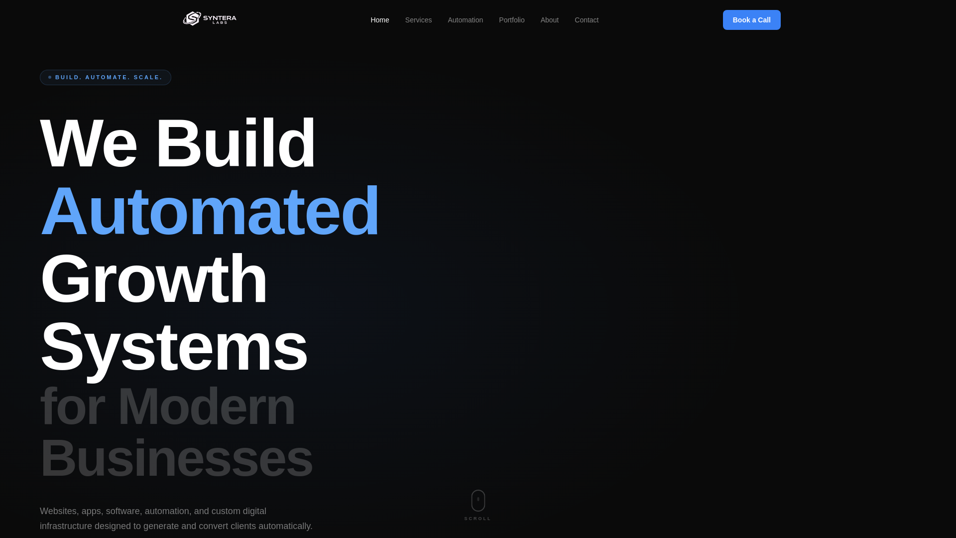 website screenshot of https://synteralabs-website.pages.dev/