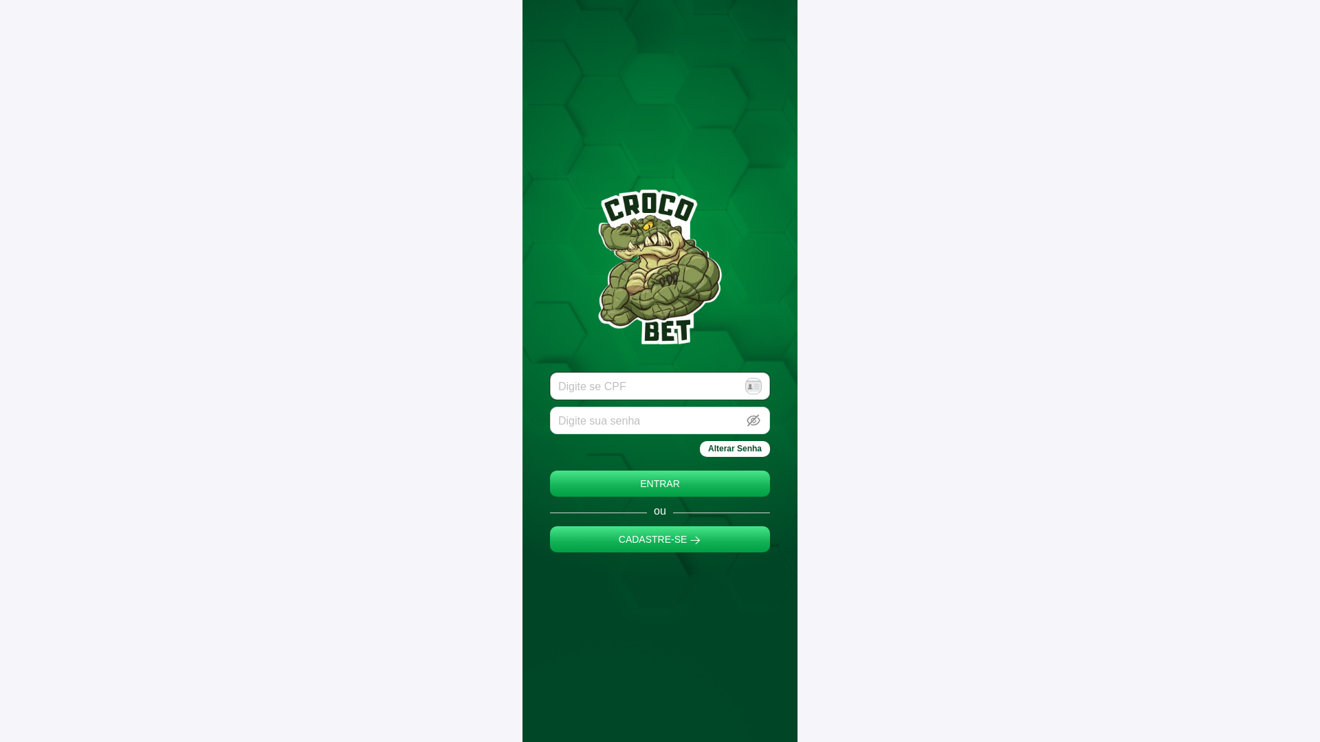 website screenshot of https://crocobetbr.bet/