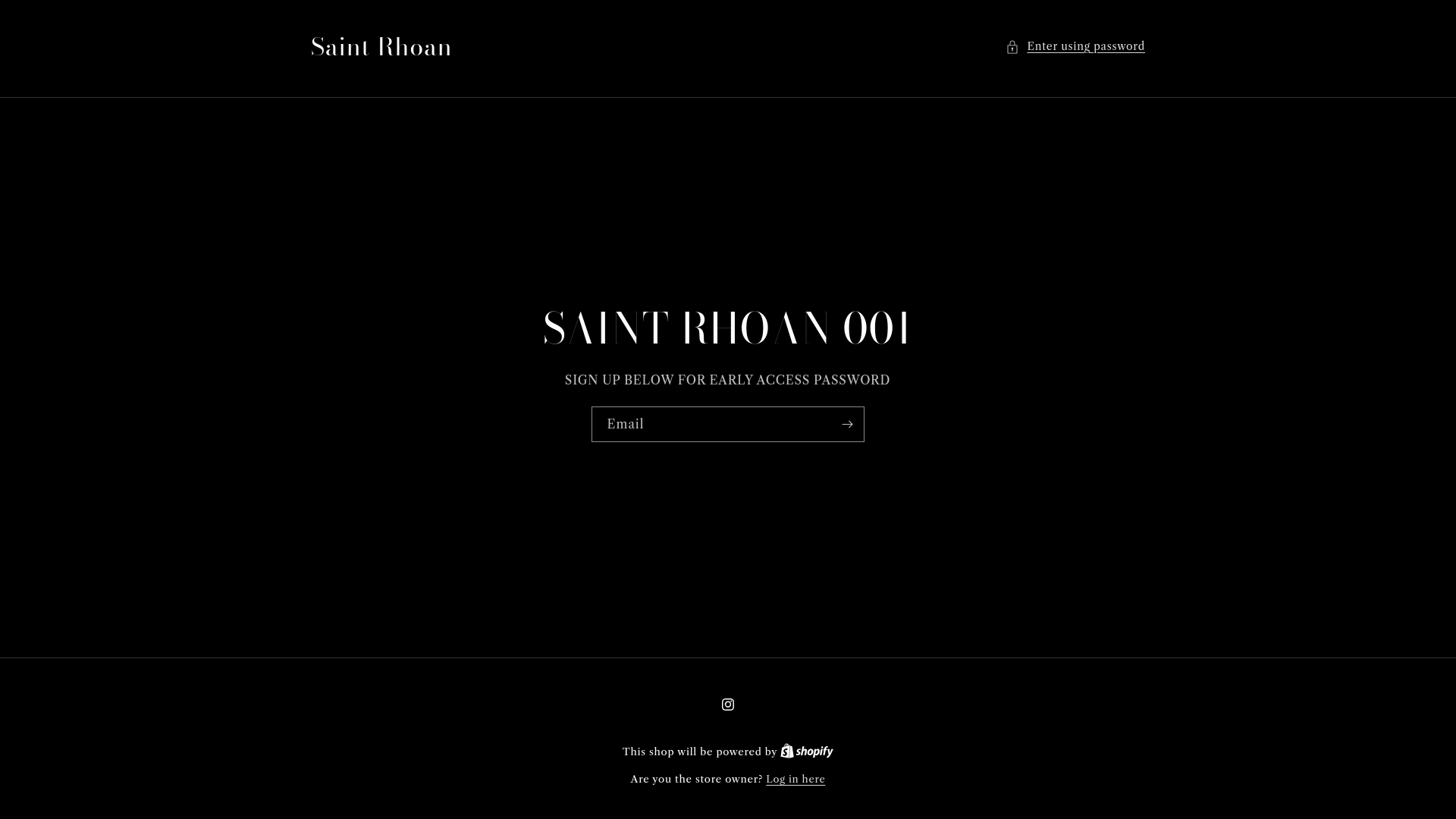 website screenshot of https://saintrhoan.com/