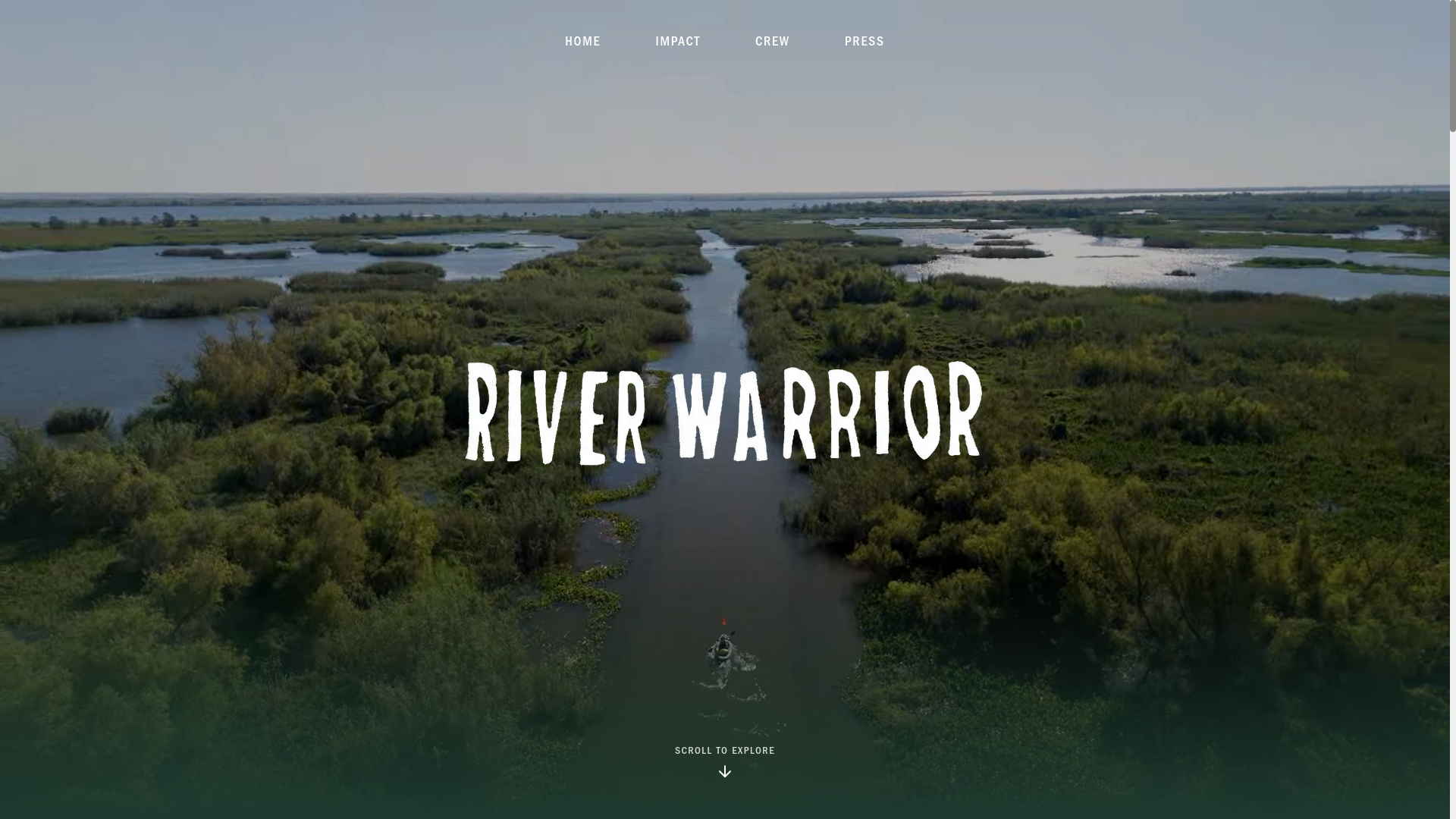 website screenshot of https://riverwarriordocumentary.com/