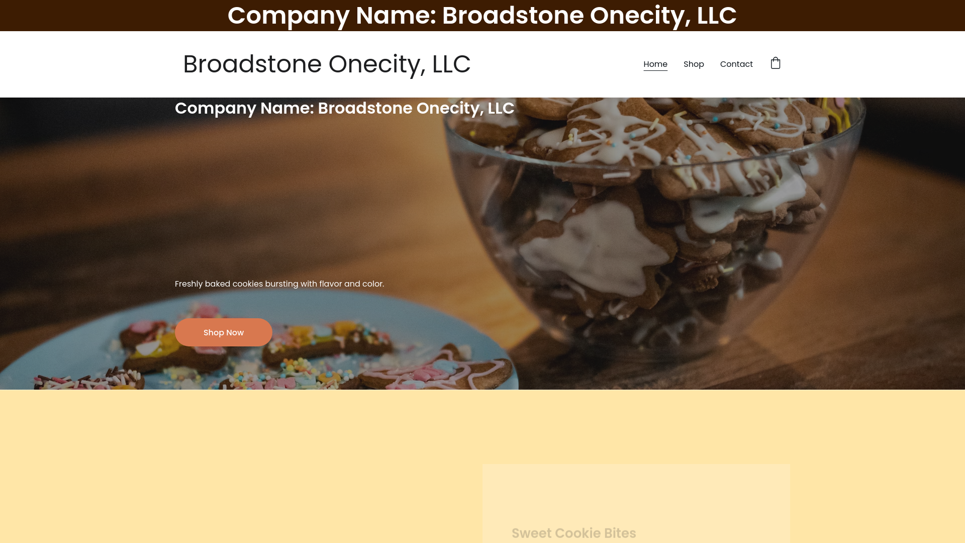 website screenshot of https://broadstoneonecityllc.online