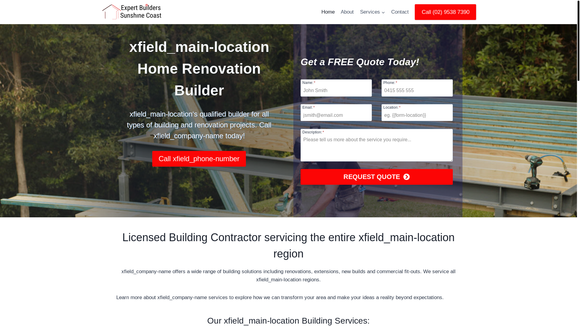 website screenshot of https://sydneyhomerenovationexperts.com.au/
