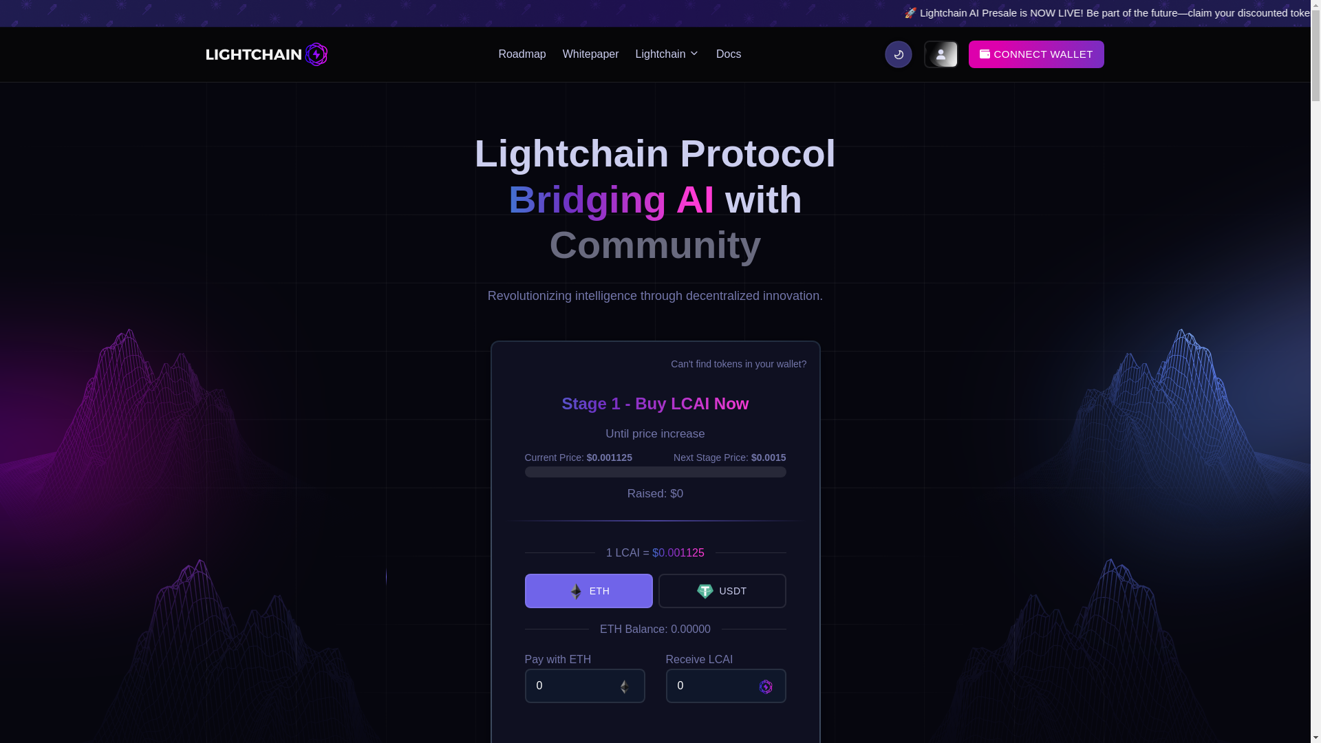 website screenshot of https://lightchainhub.pages.dev/