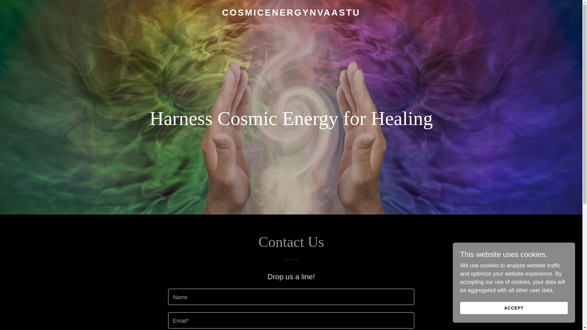 website screenshot of https://cosmicenergynvaastu.com/