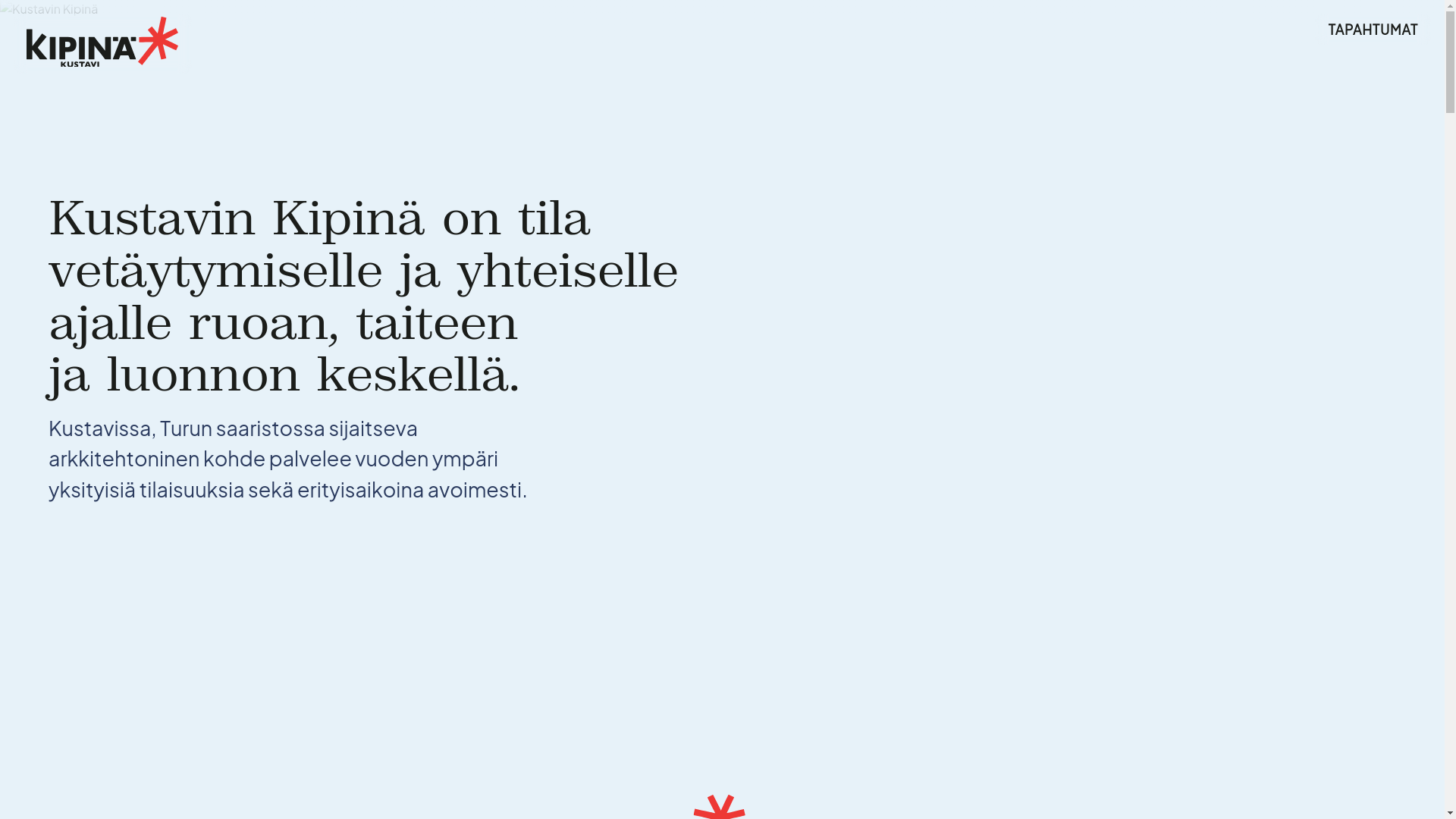 website screenshot of https://kustavinkipina.com/