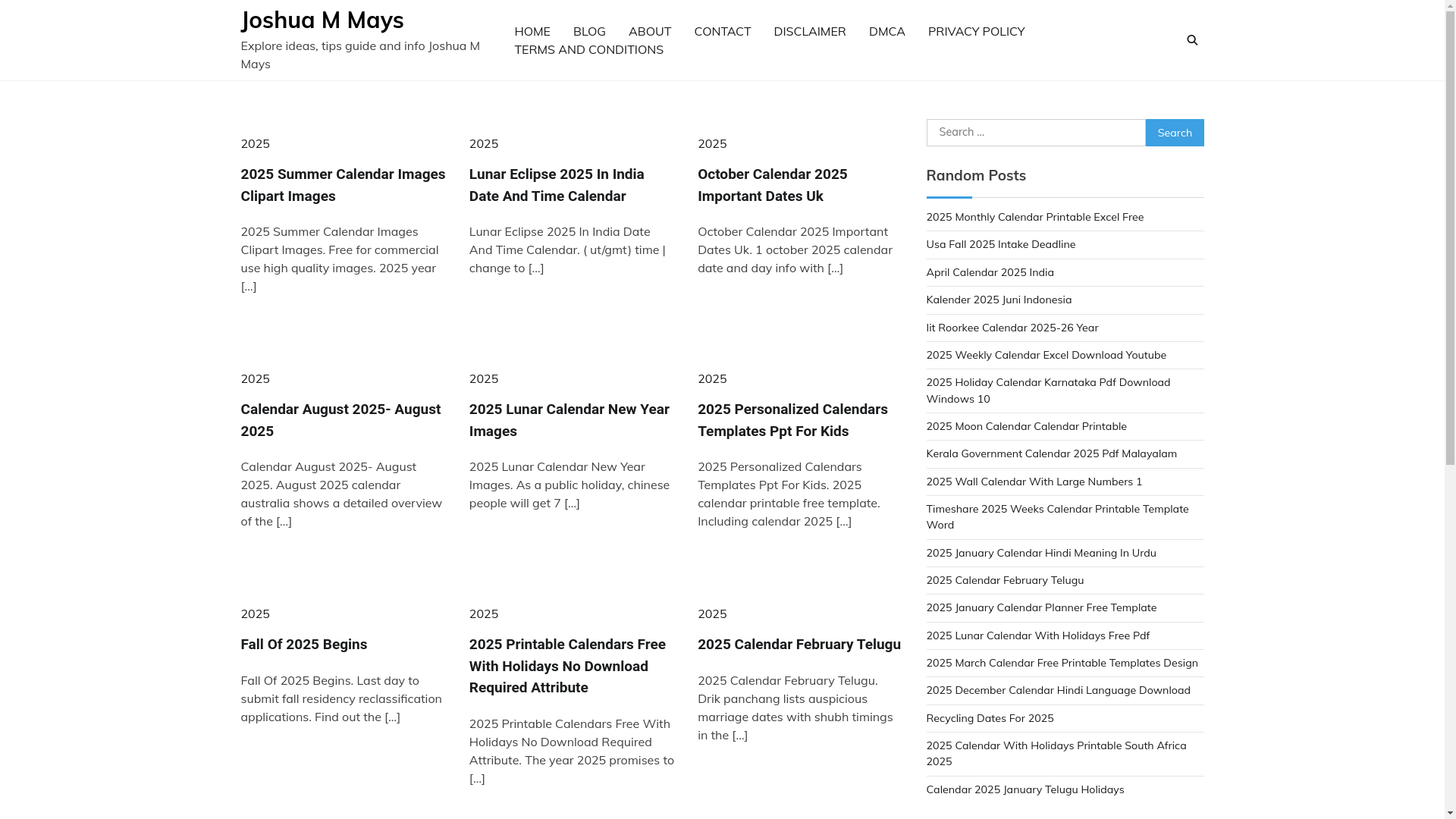 website screenshot of https://joshuammaysk.pages.dev/