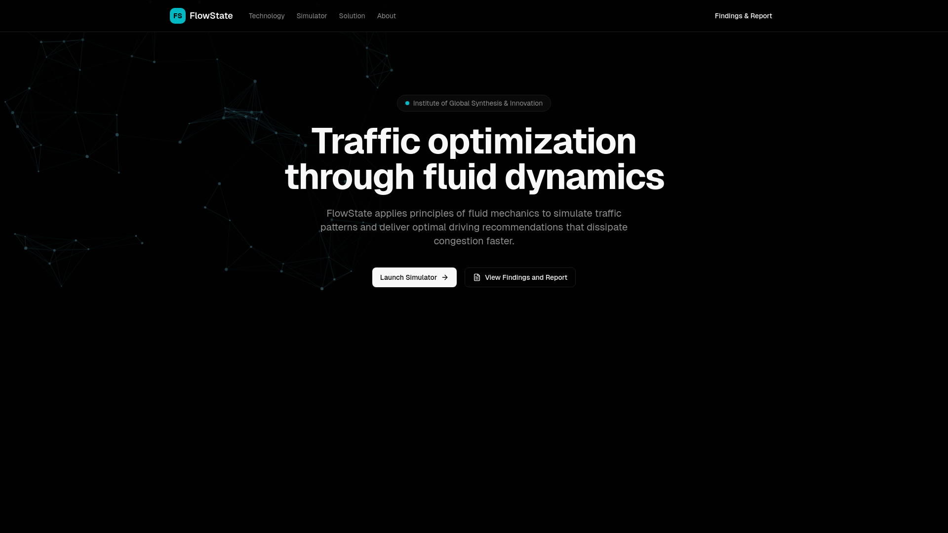 website screenshot of https://flowstatetraffic.us