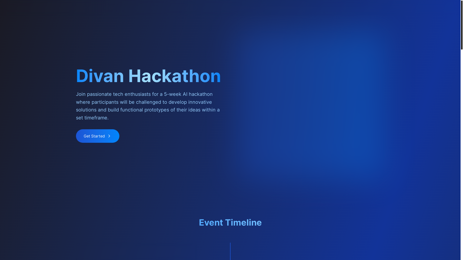 website screenshot of https://divanhackathon.pages.dev/