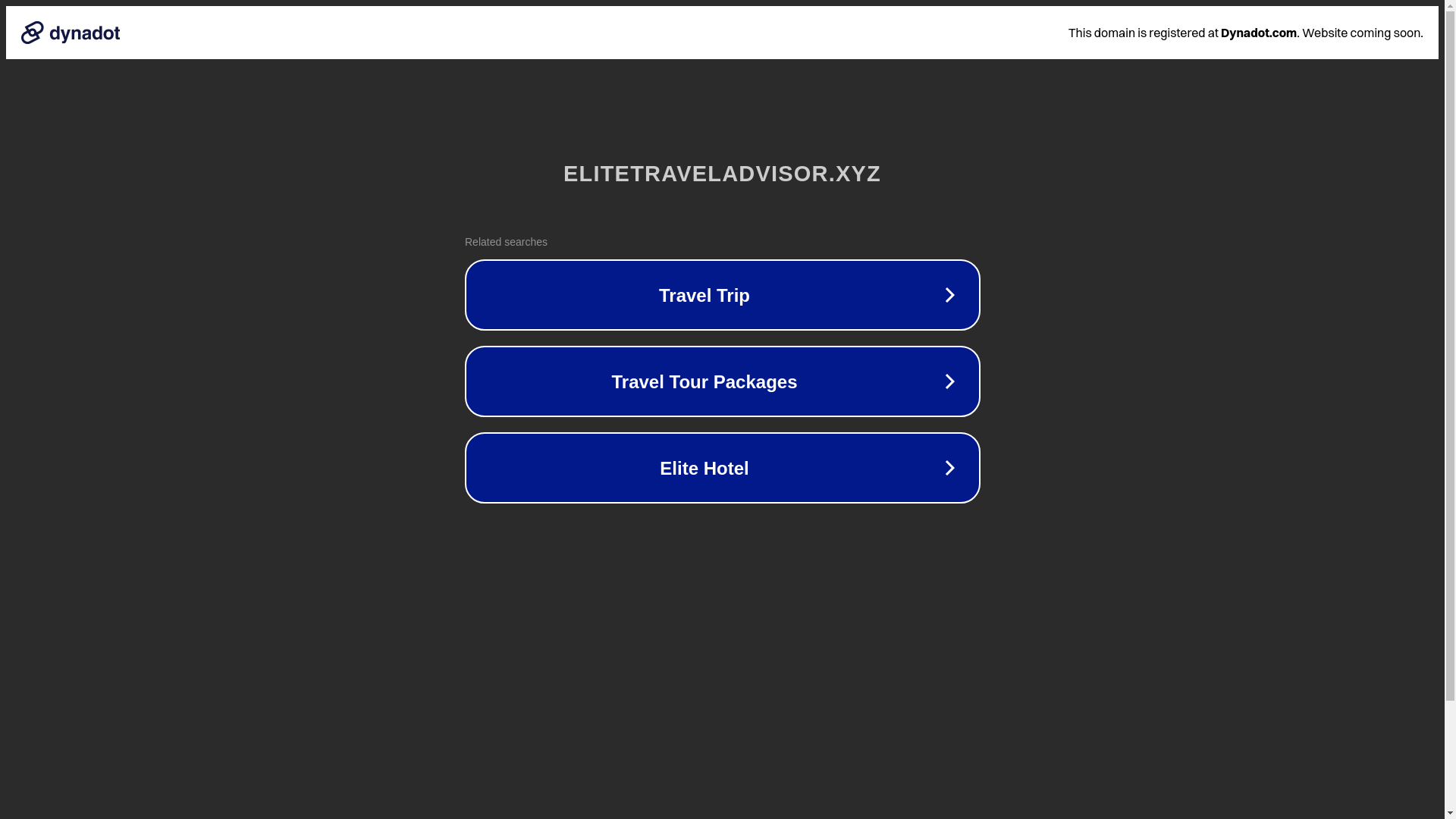 website screenshot of https://elitetraveladvisor.xyz/