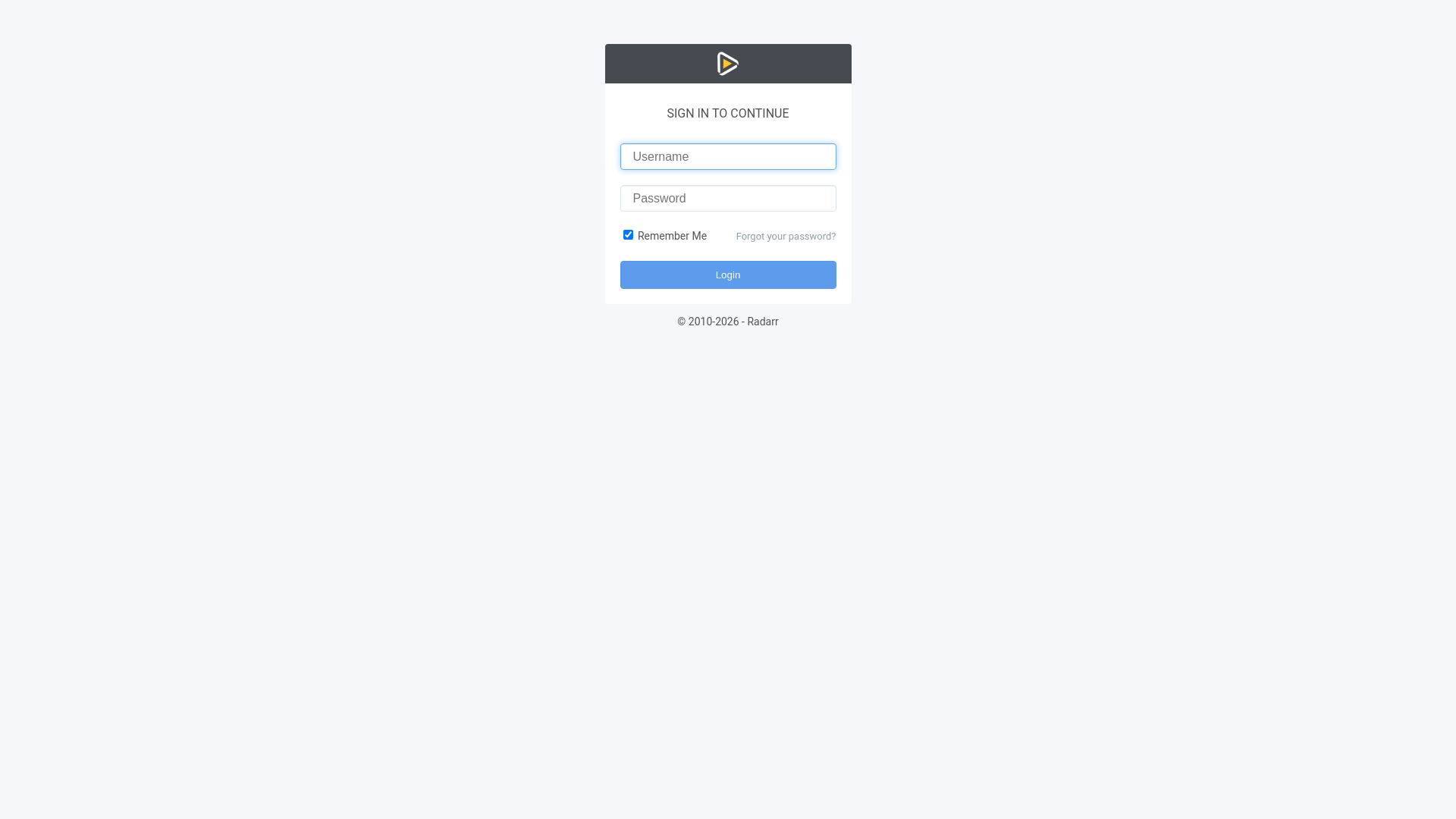 website screenshot of https://radarr.erfi.io