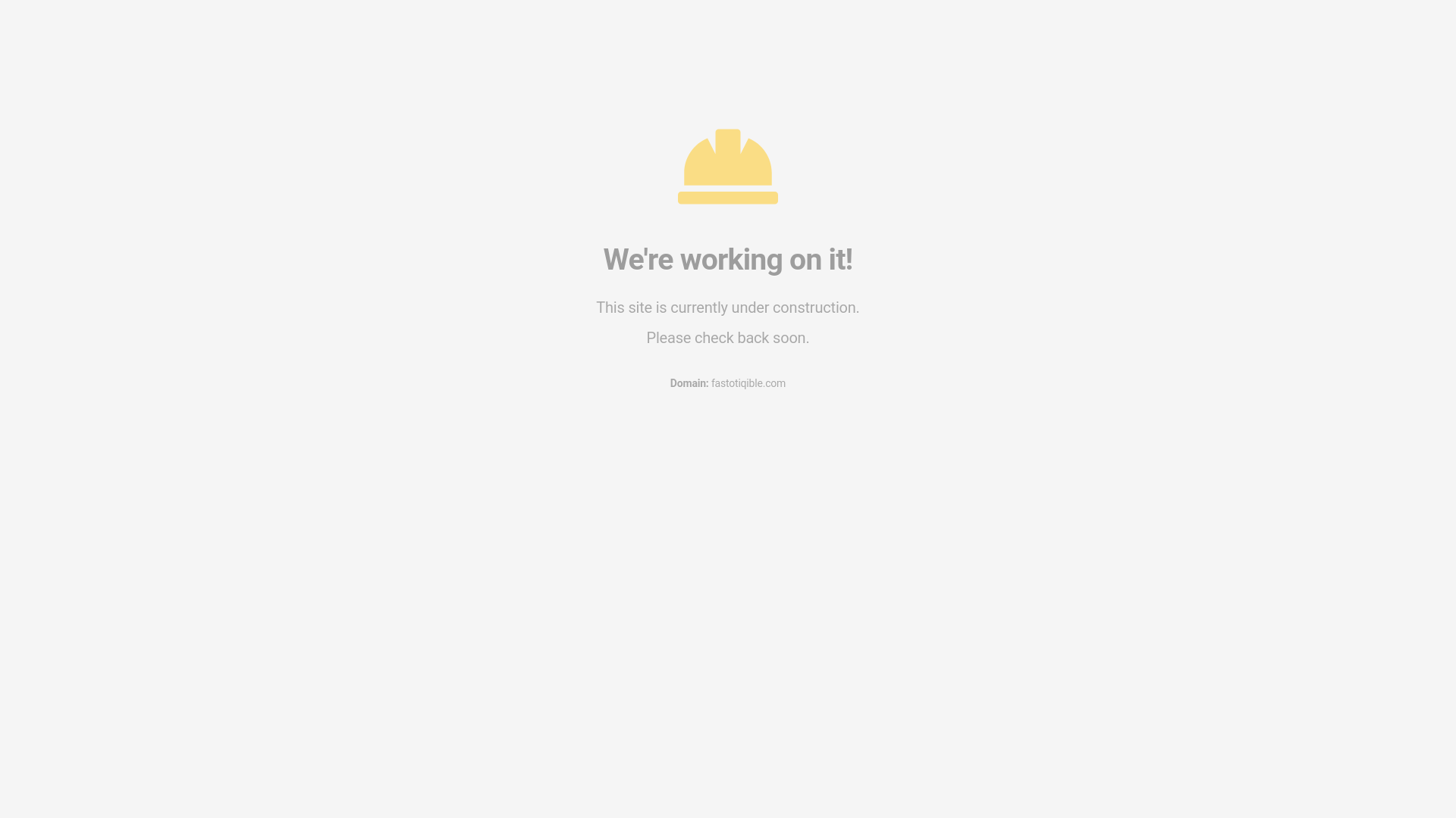 website screenshot of https://fastotiqible.com/
