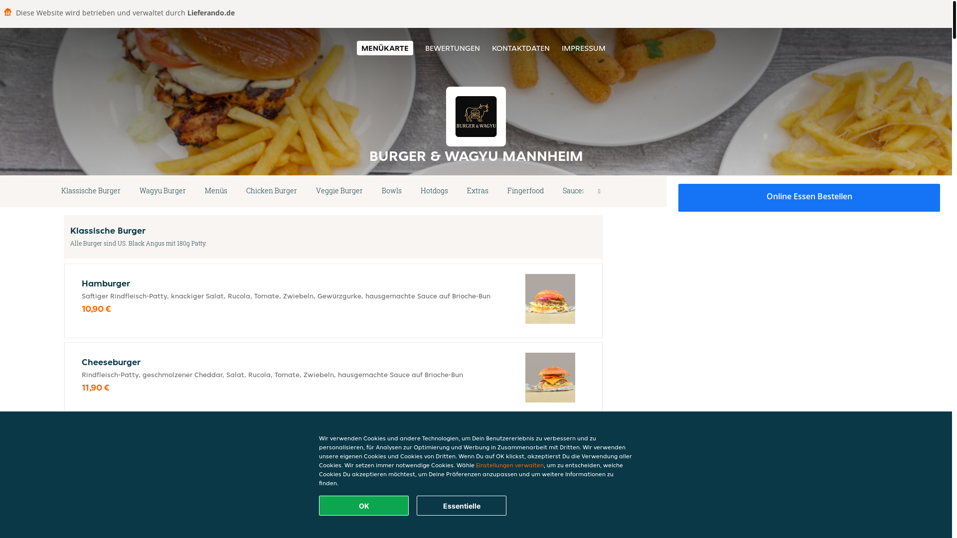 website screenshot of https://burgerwagyu-mannheim.de/