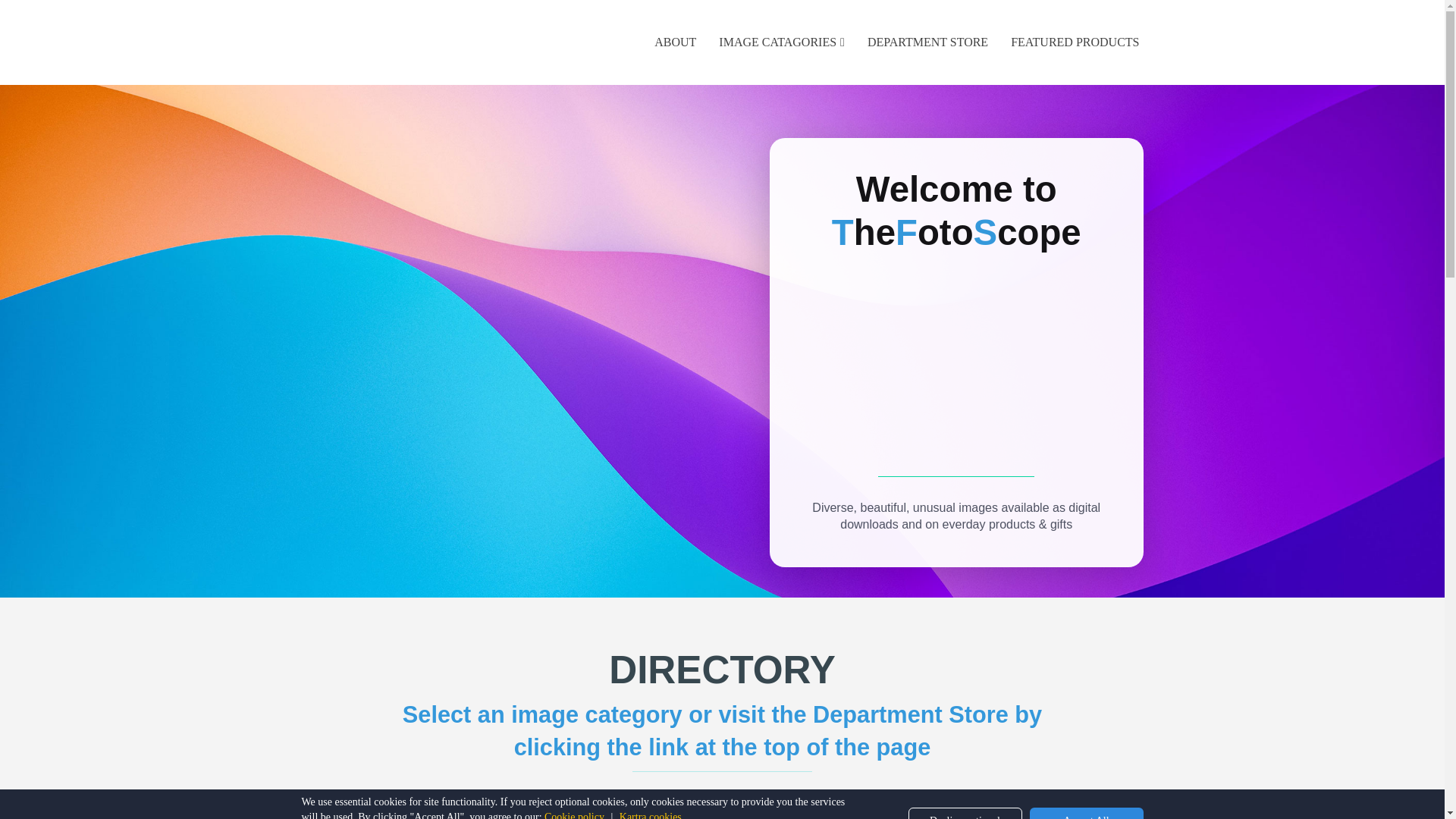 website screenshot of https://thefotoscope.net/