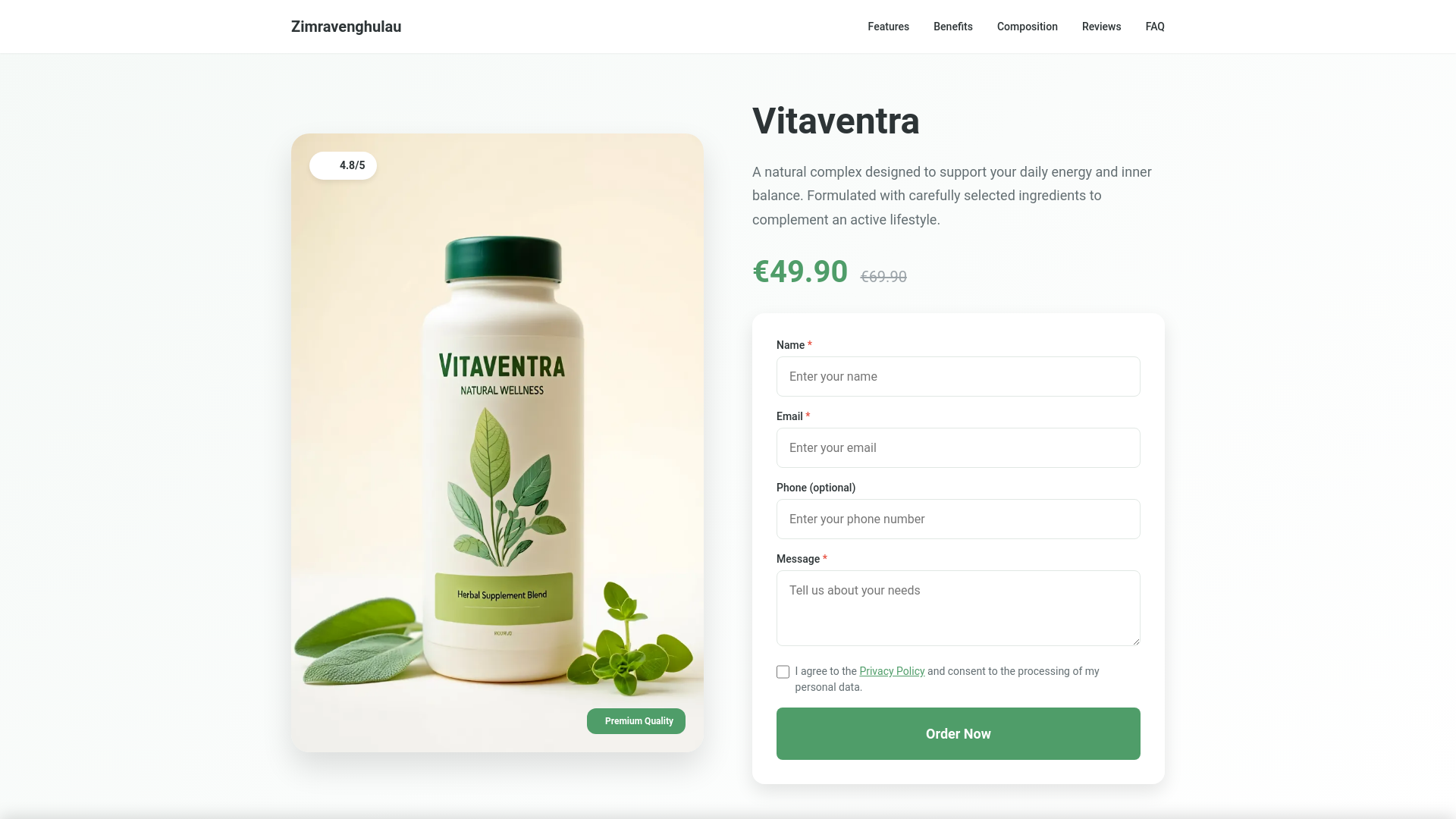 website screenshot of https://zimravenghulau.world/