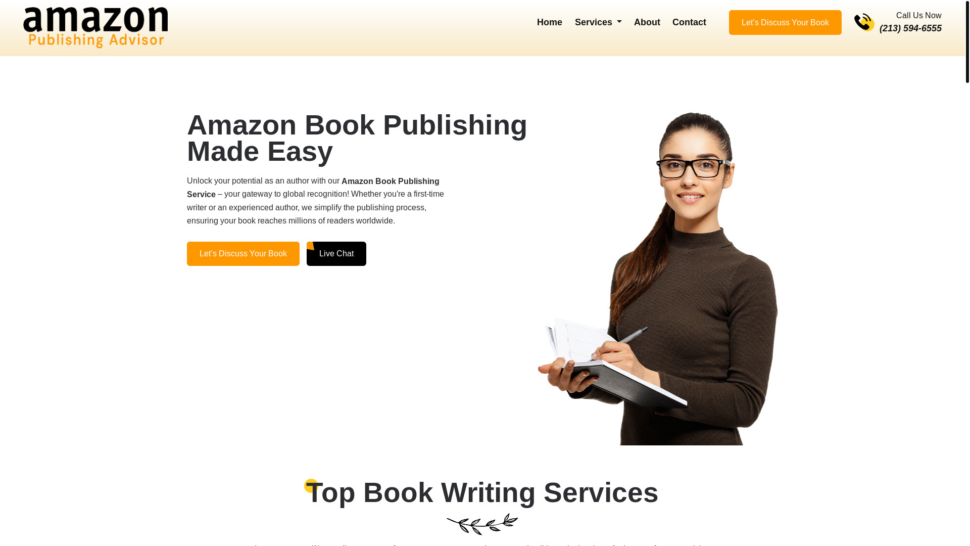 website screenshot of https://amazonpublishingadvisor.com/