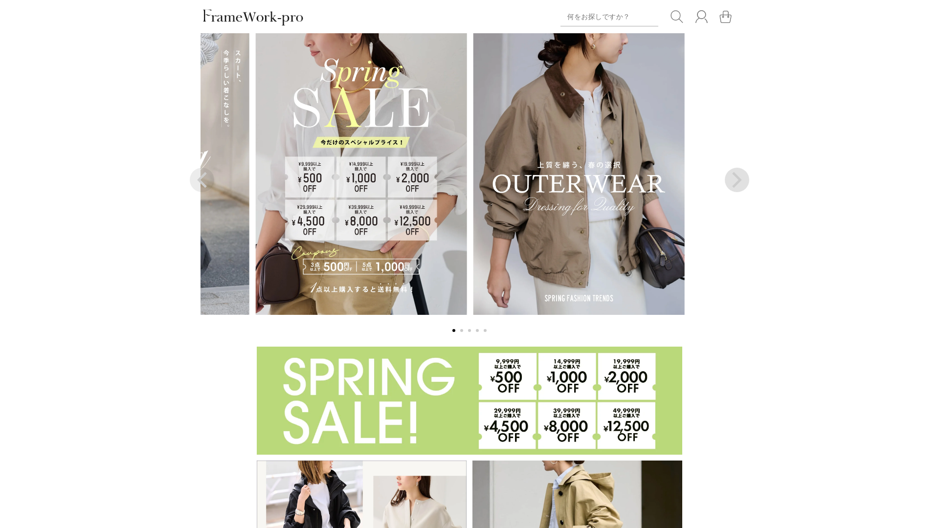 website screenshot of https://framework-pro.com/