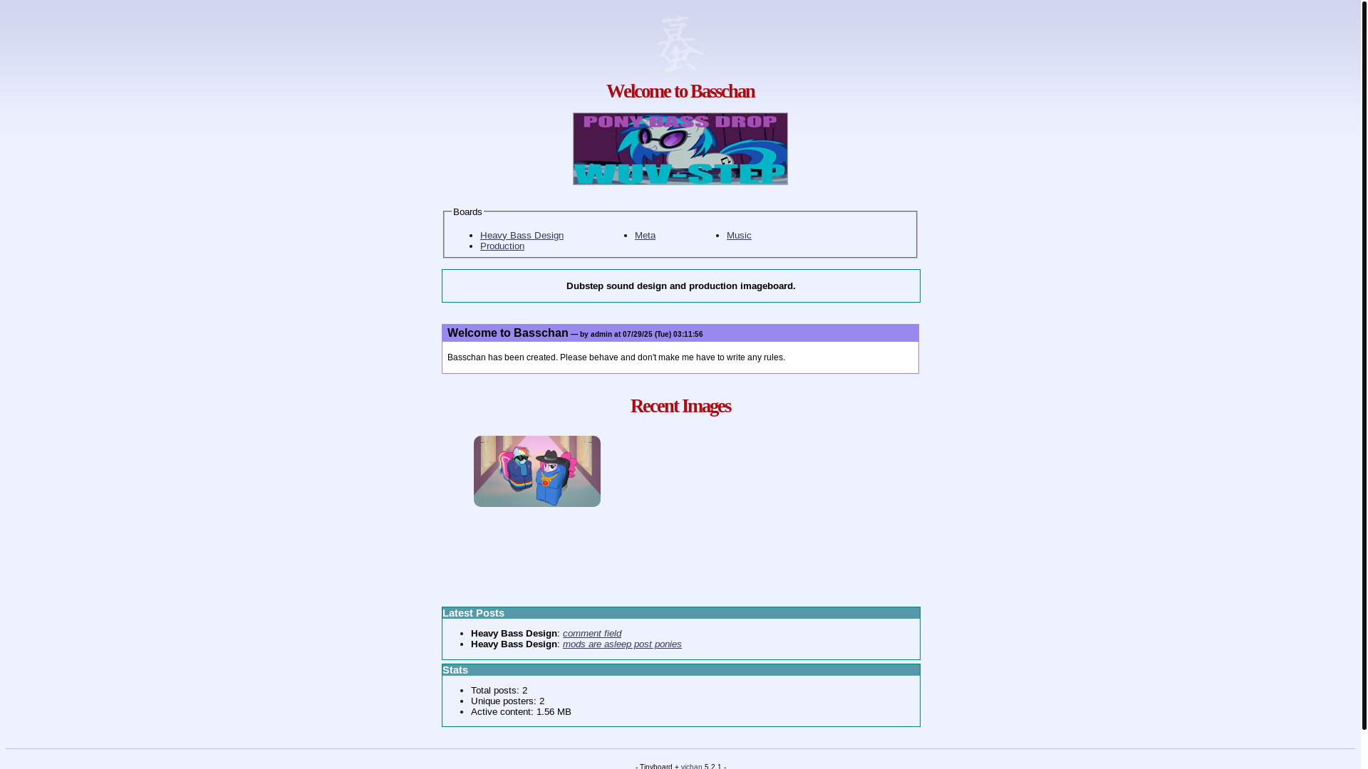 website screenshot of https://basschan.org/