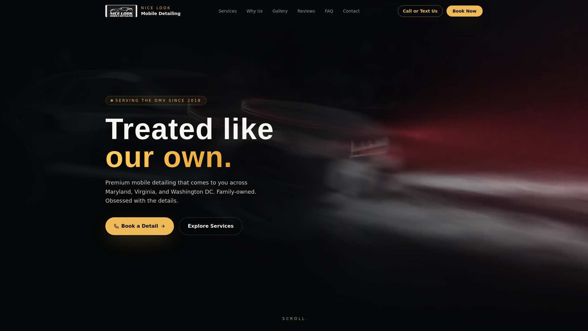 website screenshot of https://nicelookmobile.com/