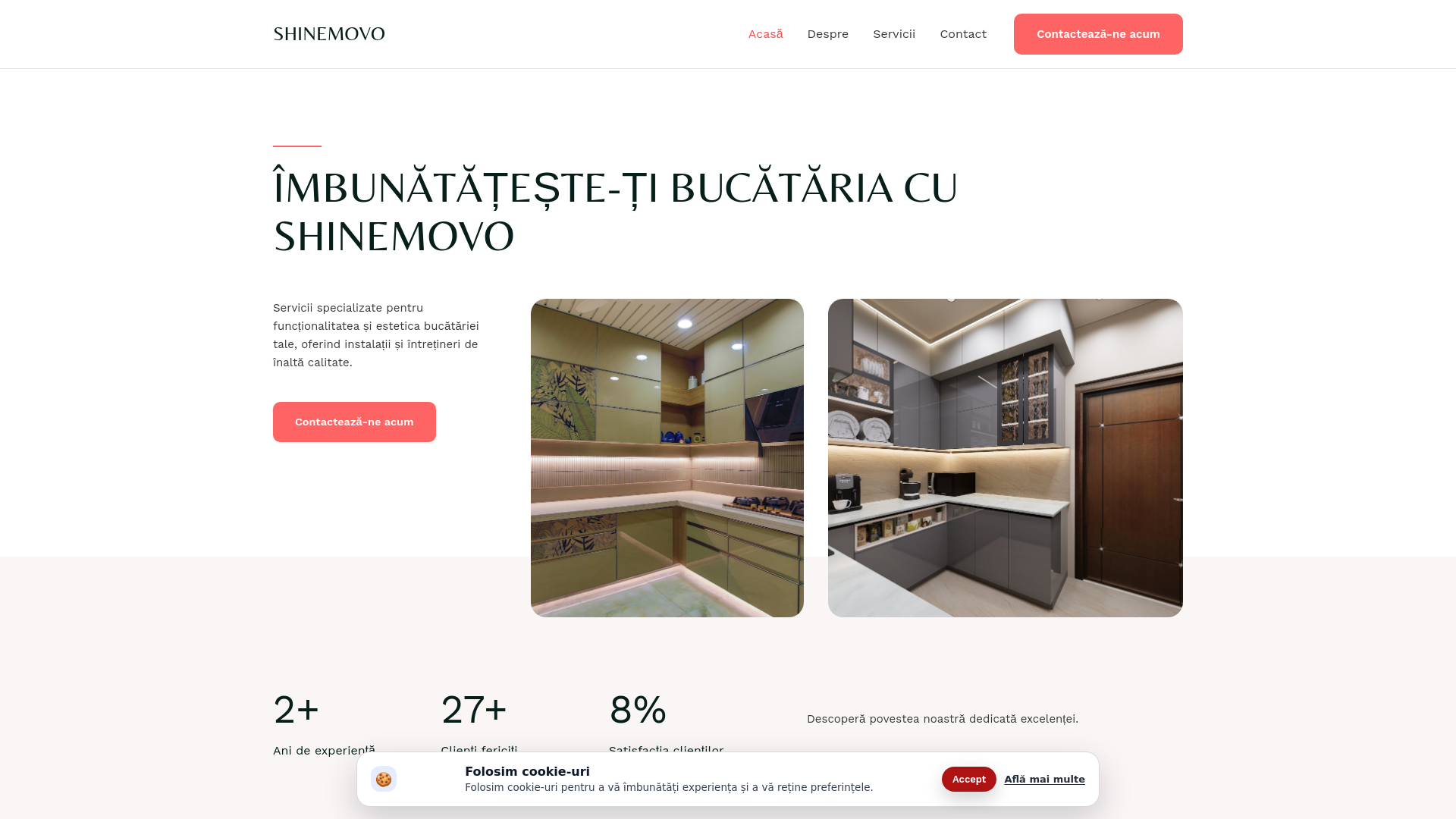 website screenshot of https://shinemovo.cc/